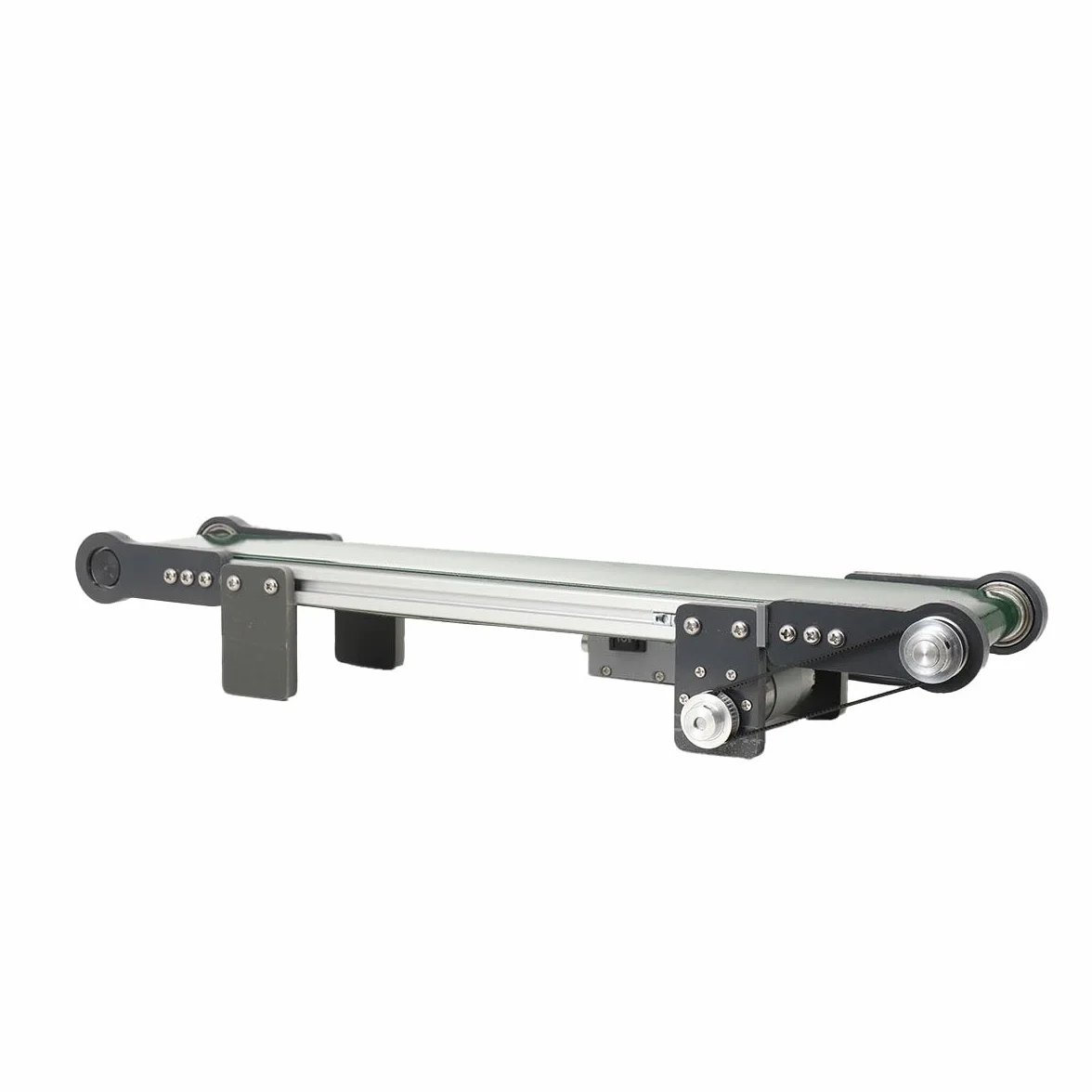 Mini Máquina Expendedora Transportadora 500x100mm, Pista de Banda Automática con Velocidad Ajustable 1.8-7.6cm/s