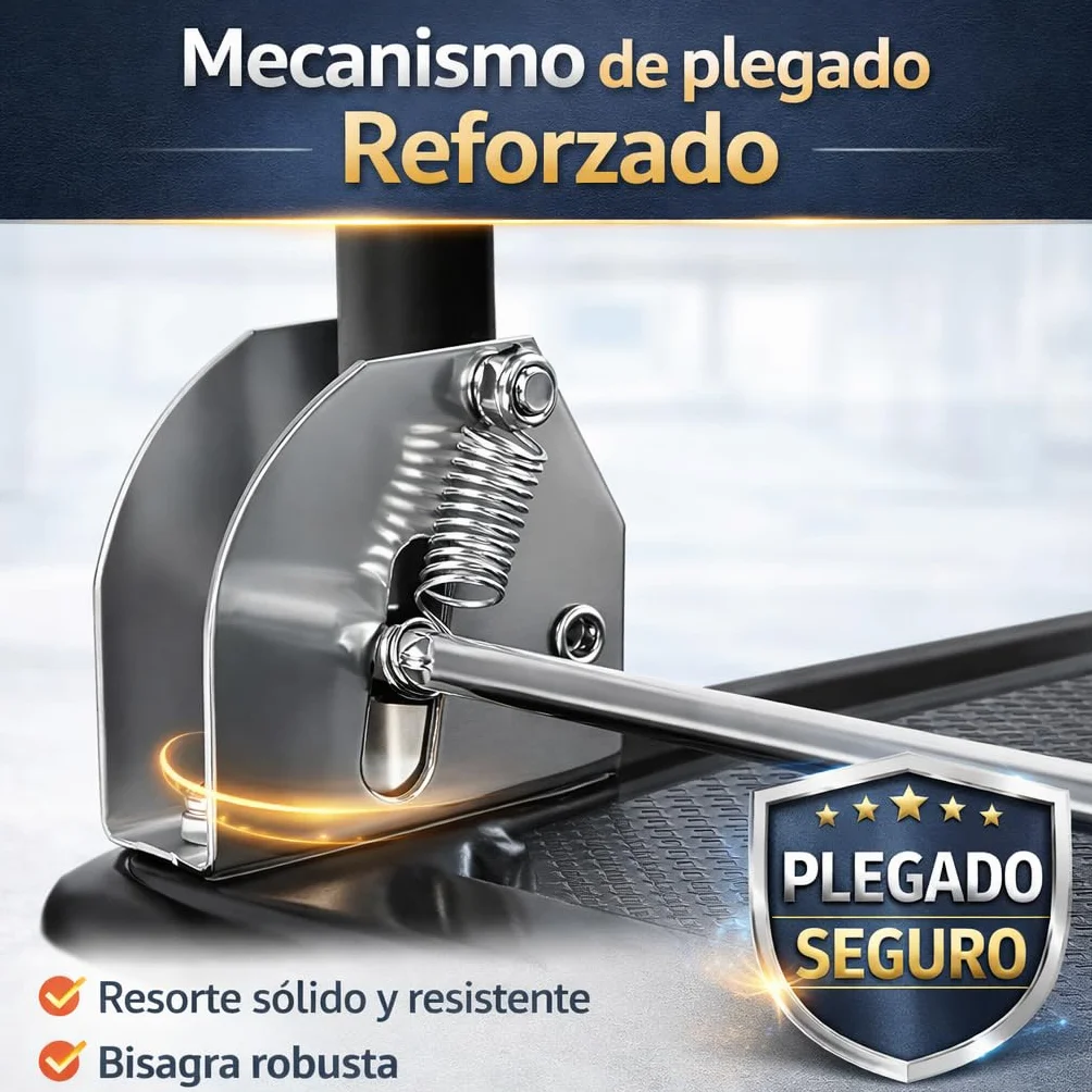 Carro de Plataforma Transporte Industrial Plegable 150kg Negro