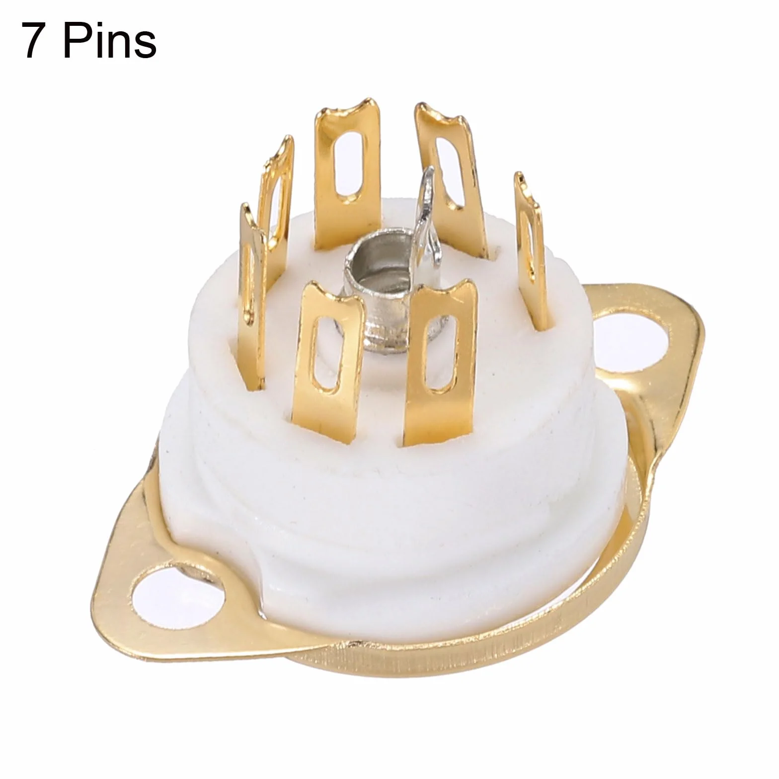 QUARKZMAN 4uds Pasadores Tubo Enchufe Cerámica PCB Zócalo Blanco