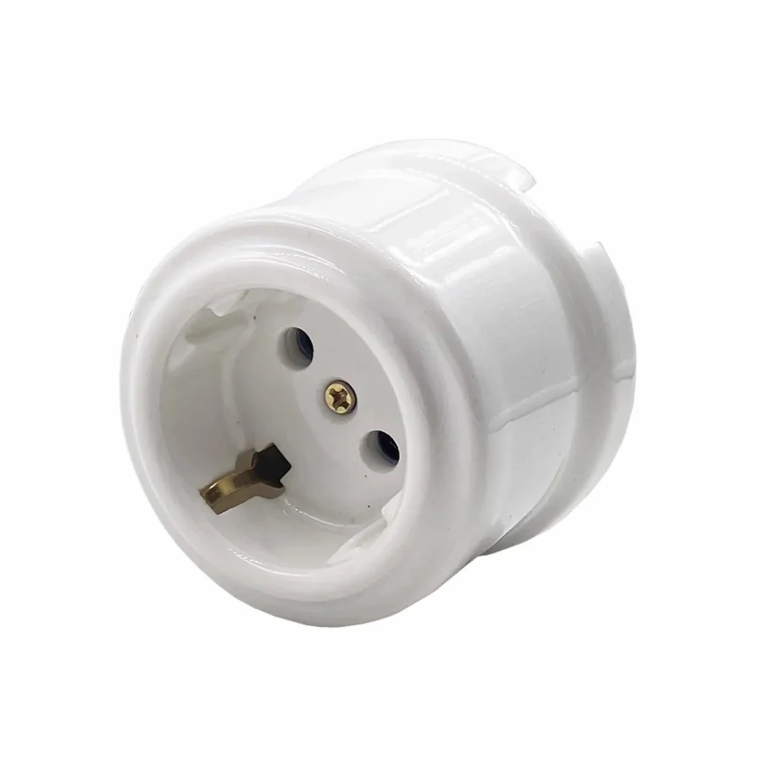 Interruptor giratorio de luz de pared(White Socket)