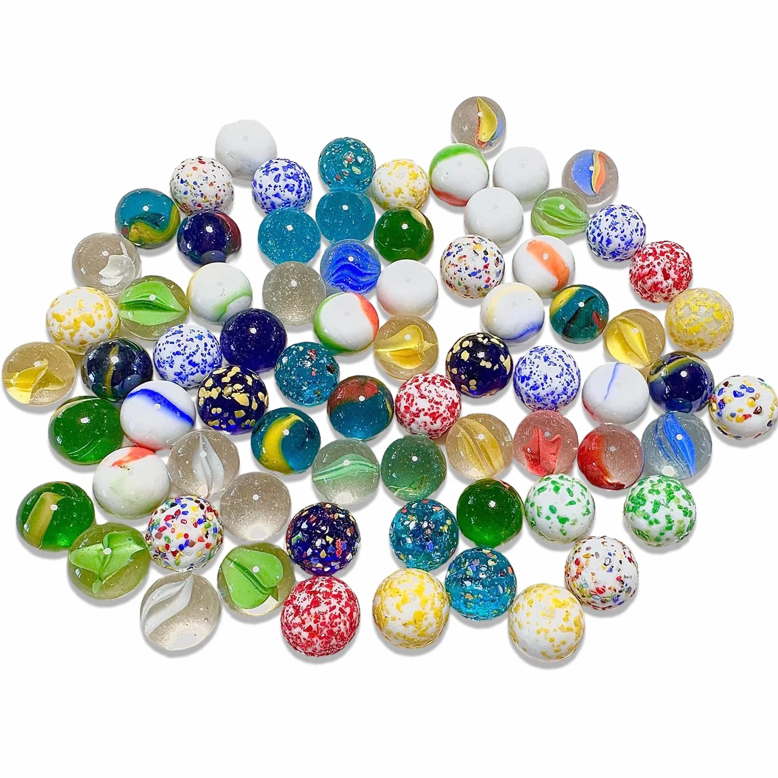 Canicas de Cristal 16 mm, Coloridas, Juego de Canicas con Patrones Únicos para Fiesta, Decoración, Regalo