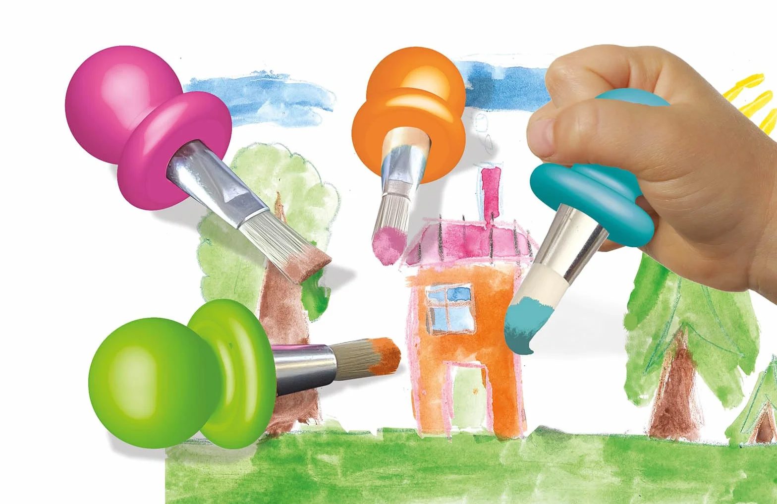 CREA Lign Estuche Creativo para Manualidades 1 año Blanco