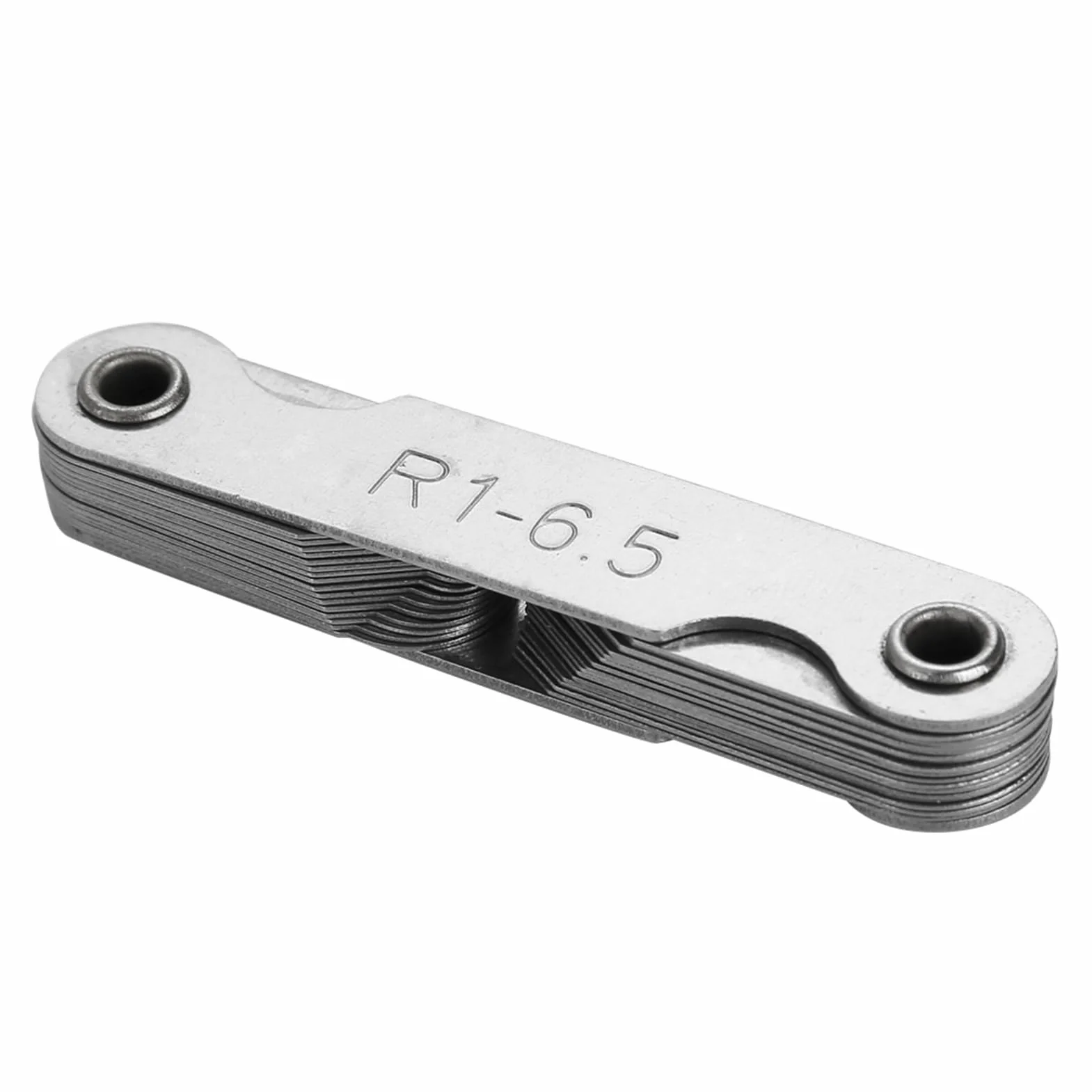 Acero Inoxidable Radius Fillet Gauge R1-6.5MM Cóncavo Convexo Herramienta De Medición