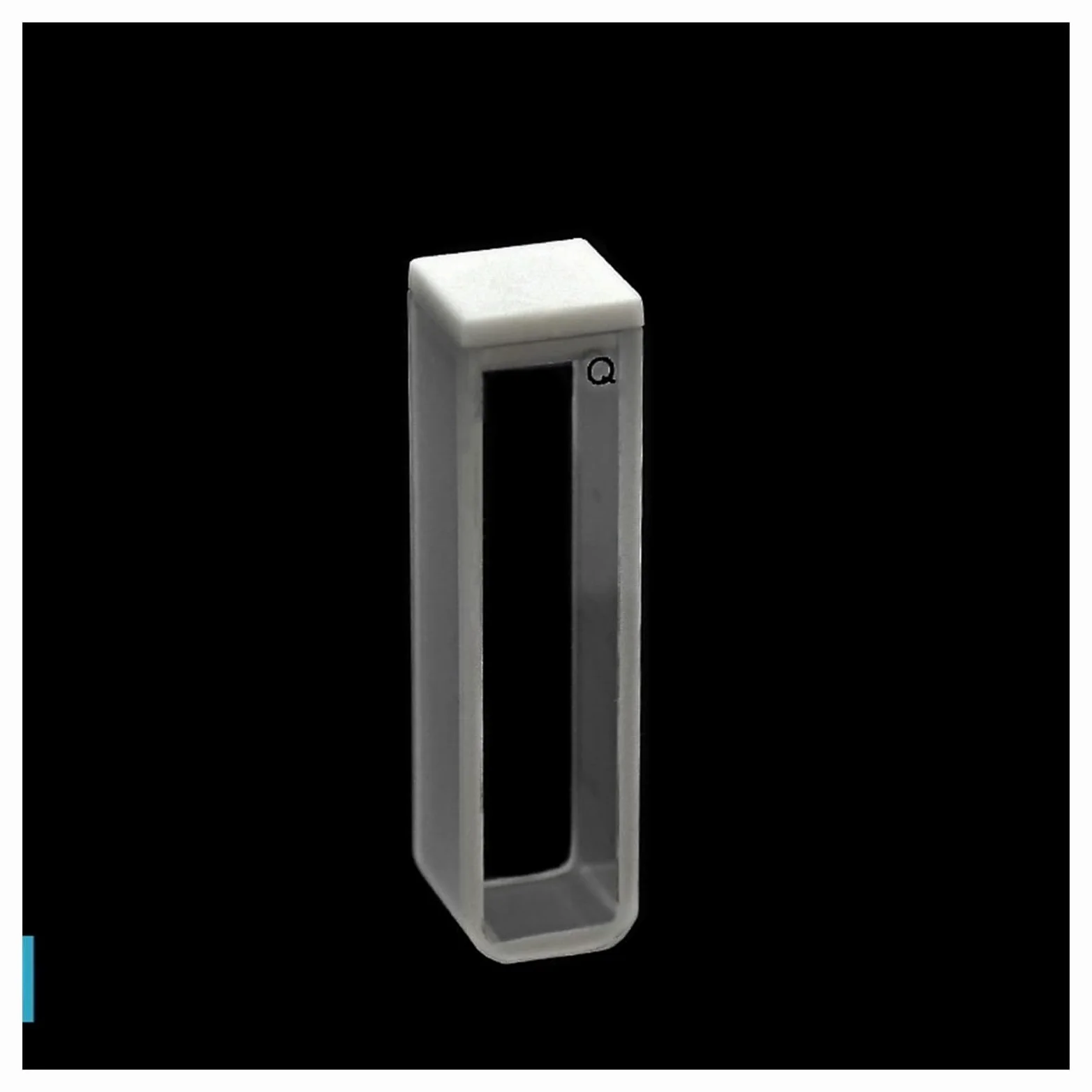 Célula de muestra líquida, Celda de absorción de cuarzo de 10 mm, cubeta de cuarzo de 3,5 ml for espectrofotómetro, proceso de fusión a alta temperatura, paquete de 2