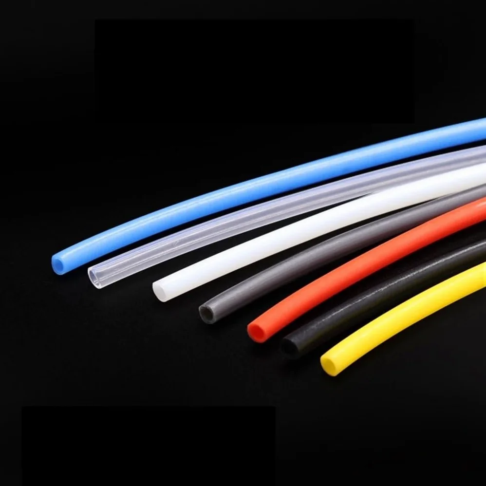 Tubo de PTFE 0,3mm 0,5mm 0,6mm 0,8mm 1mm F46 manguera aislante funda de teflón pieza de impresora 3D tubo rígido extrusora en caliente Convery