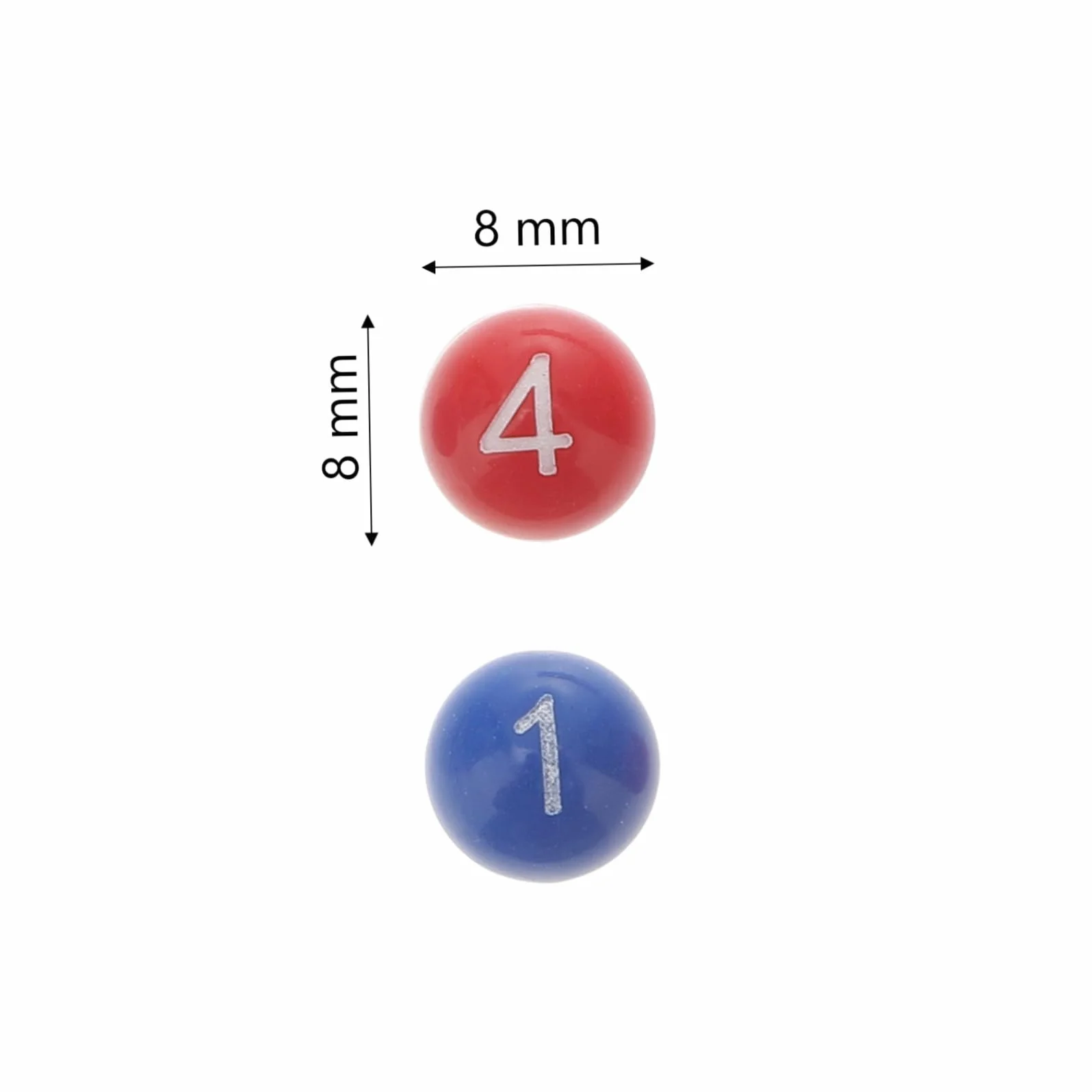 Bolas de Plástico para Bingo Números, Resistentes a Caídas, Ligeras, Juegos de Fiesta