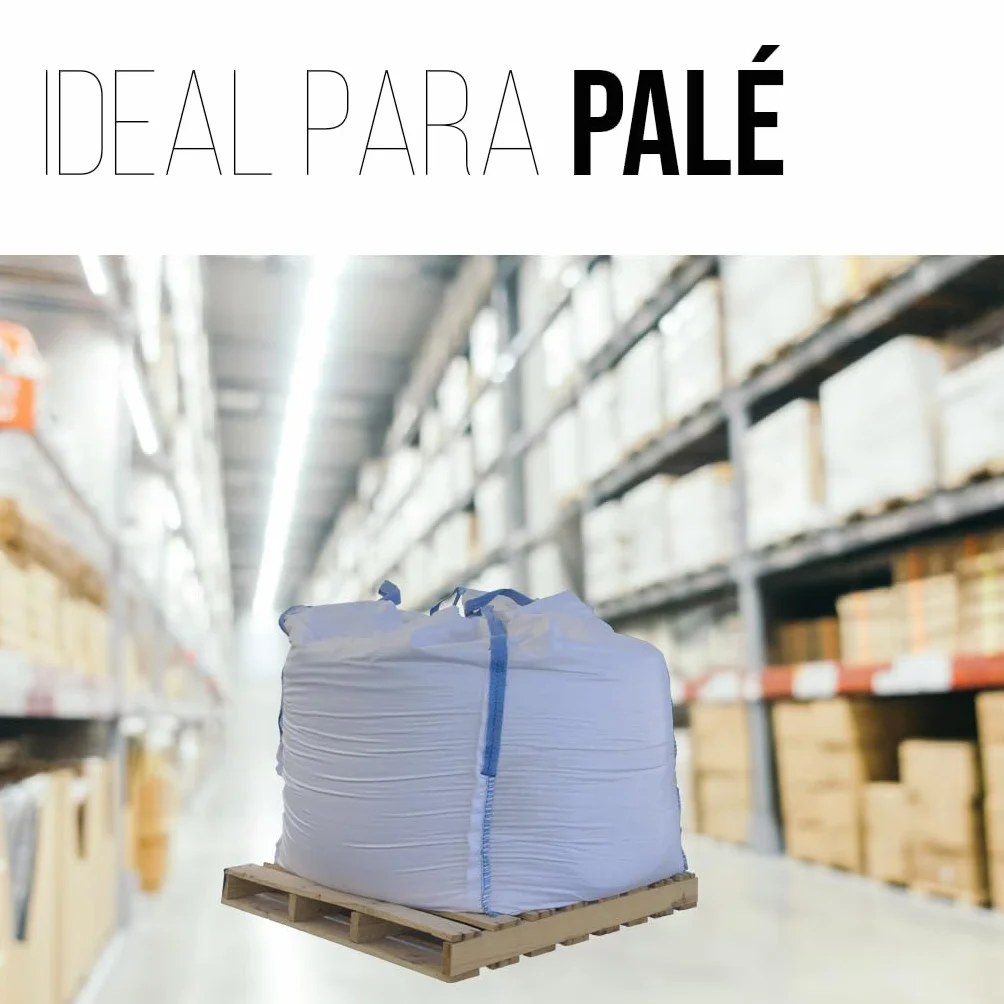 Saco Big Bag 1000kg con boca de vaciado y asas reforzadas 90x90x120cm, sacos para escombros, bolsa jardin, obra, almacenaje y transporte de materiales, resistente, reutilizable y duradero. (10 Uds)