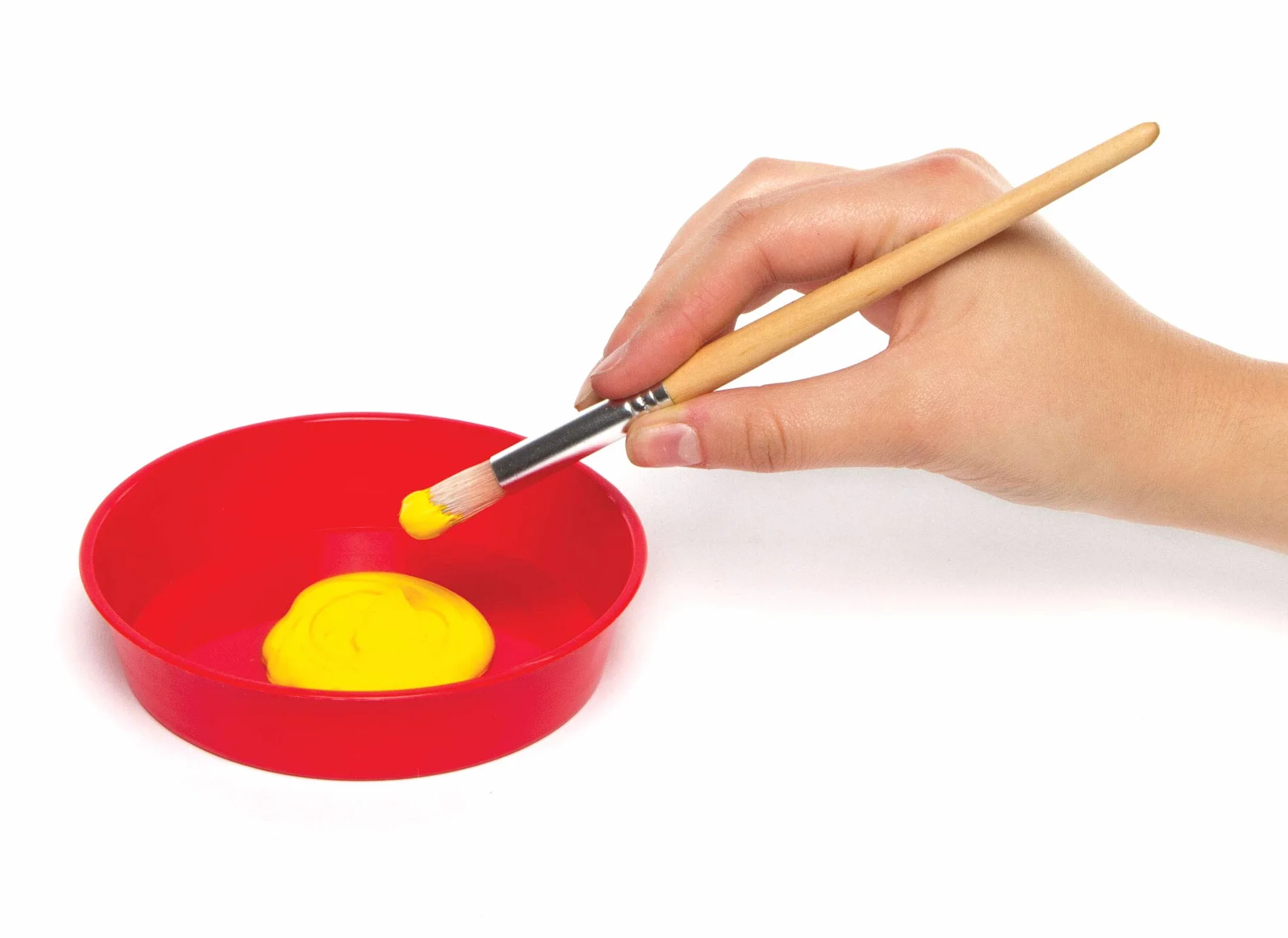 Baker Ross Paletas Plástica Pintura de Dedos Manualidades Infantiles Paquete de 10 Multicolor