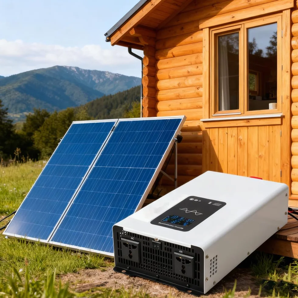 Inversor Solar Aislado de 60 V a 110 V con 2 Tomas de CA y Pantalla LCD, 6000 W, convertidor de CC a CA de 12 V, 24 V, 48 V, 60 V y 72 V a 110 V y 220 V.
