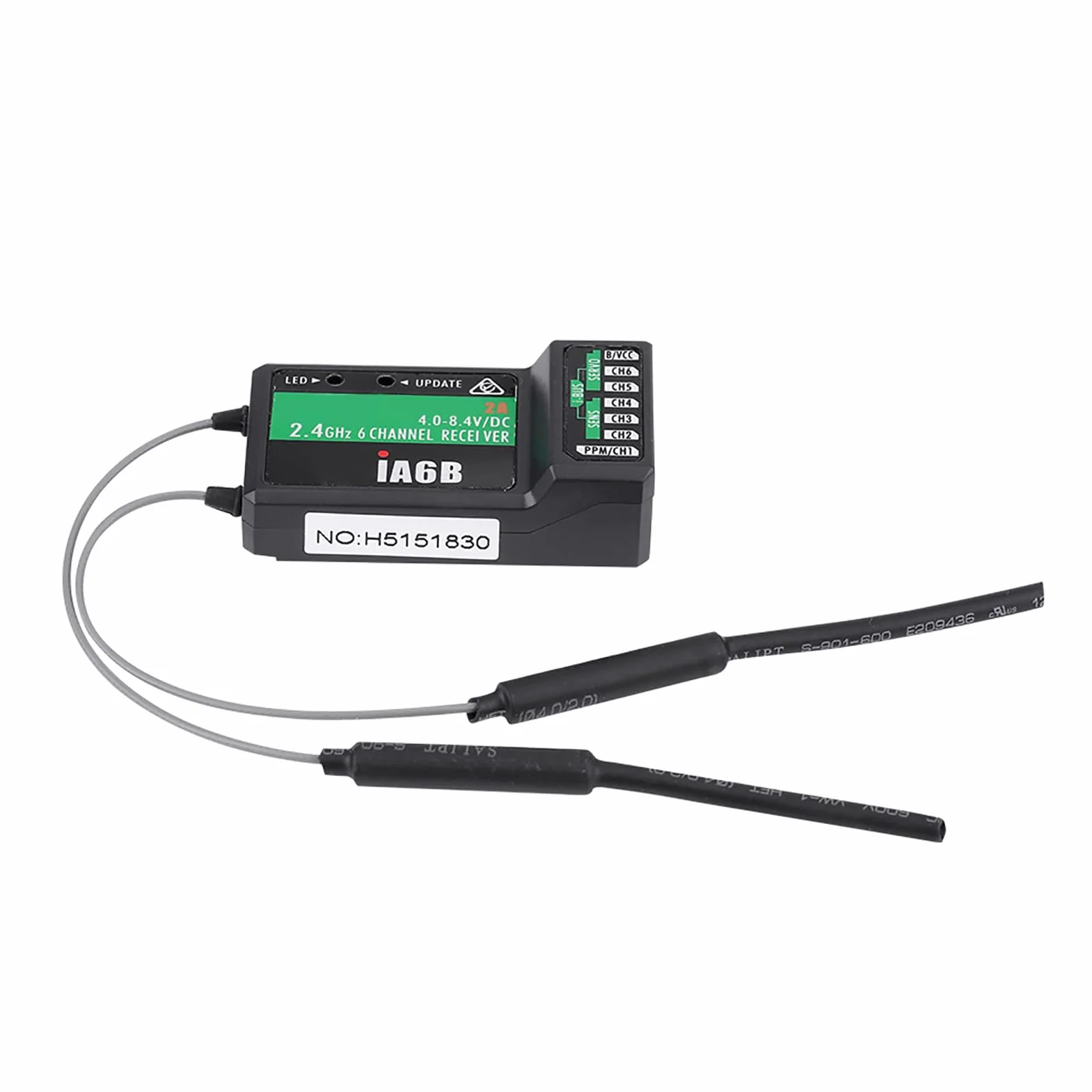 Flysky FS‑IA6B IA6B 2,4 GHz 6CH RC Receptor PPM para FS‑I6X FS‑I6S I8