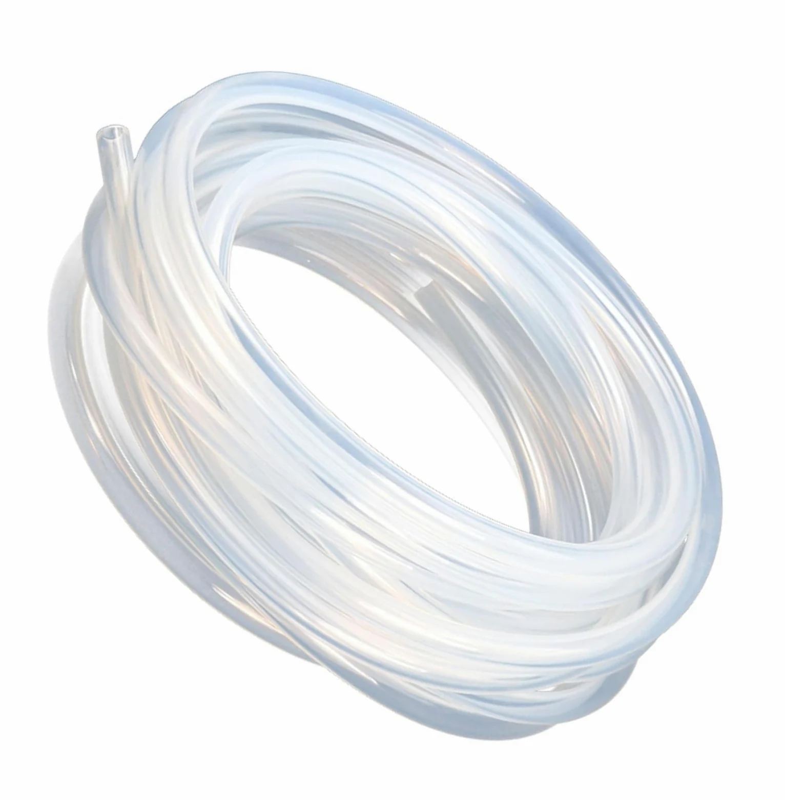 Tubo de goma de silicona flexible transparente, tubo de silicona de 8 mm de diámetro interior de 10 a 16 mm de diámetro exterior de 5 m de alta temperatura (16 mm x 8 mm)