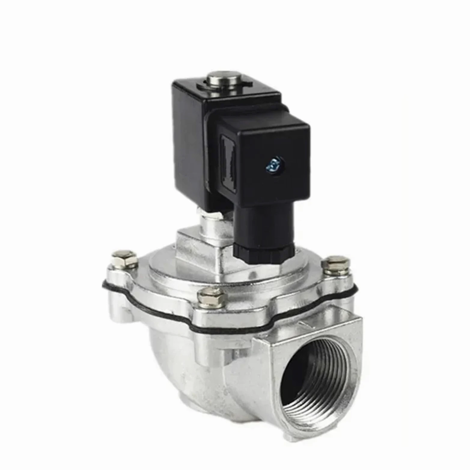 1 Pieza DMF-Z-25 Colector de Polvo neumático con Bolsa en ángulo Recto DC24V Válvula de Pulso de solenoide de 1 Pulgada(DC12V)
