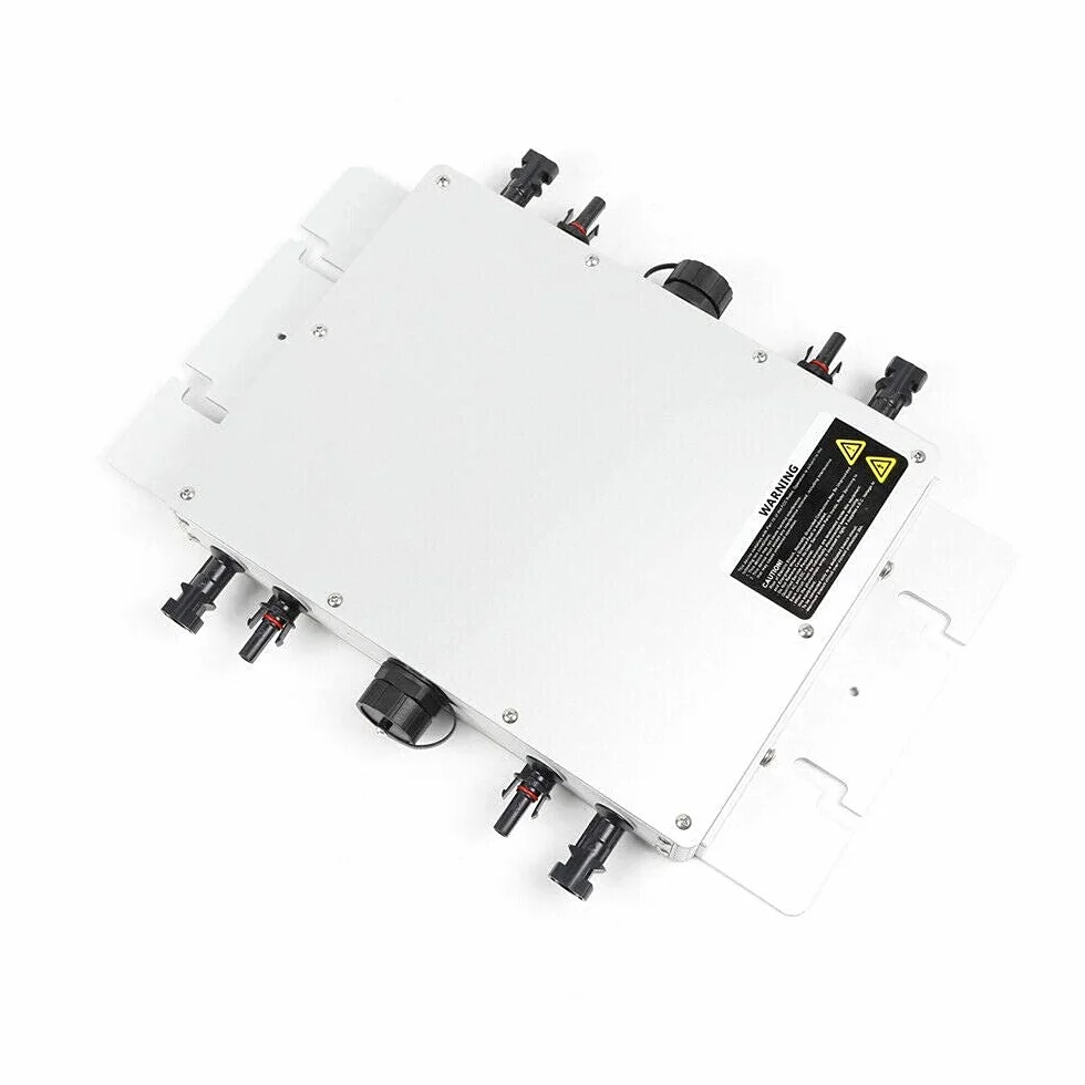 WVC-1200W 373,9 x 284,5 x 38 mm inversor 1200 W, micro inversor de red solar, inversor DC MPPT, inversor de energía para balcón