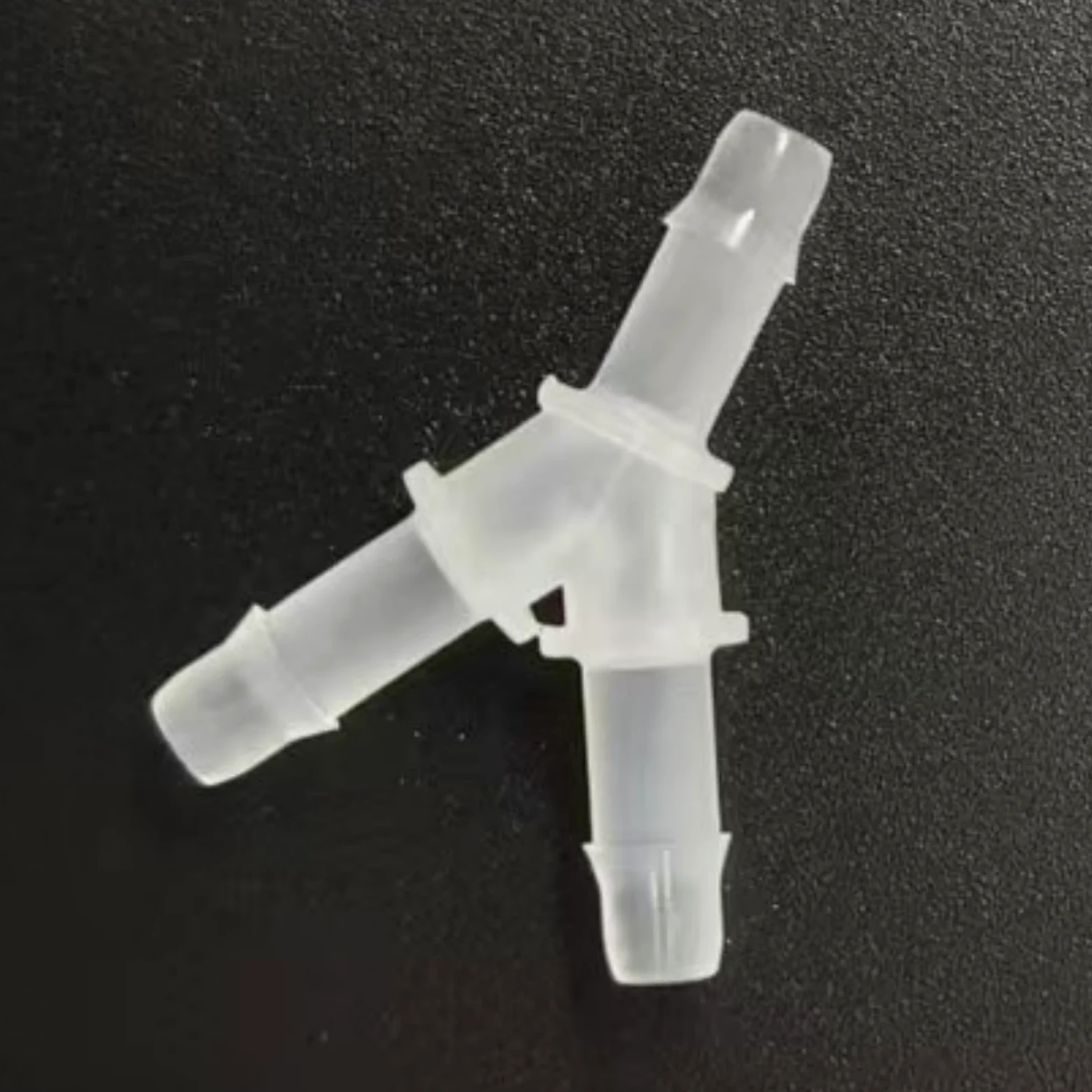Manguera de púas de 3 vías, 100 adaptadores de manguera de polipropileno para laboratorio, maquinaria de alimentos y uso en acuarios, 9,6 mm, 4,8 mm extendido