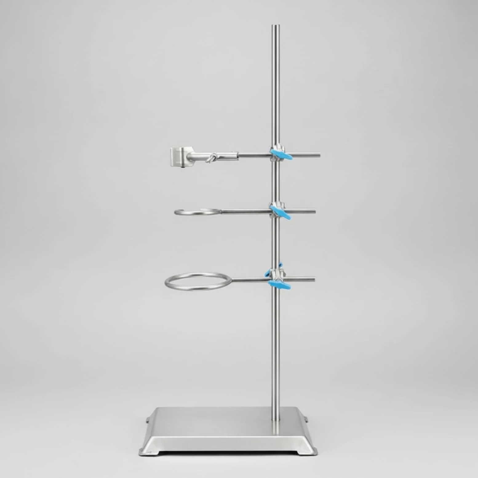 Soporte Multifuncional Laboratorio Ajustable Soporte con Pinzas y Resistente a la Corrosión para Químicos, Profesores