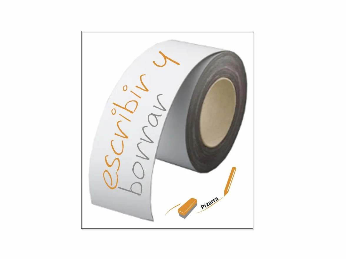 AimanGZ - Rollo de imán flexible, blanco, 7 cm x 5 m, 0.9 mm de grosor