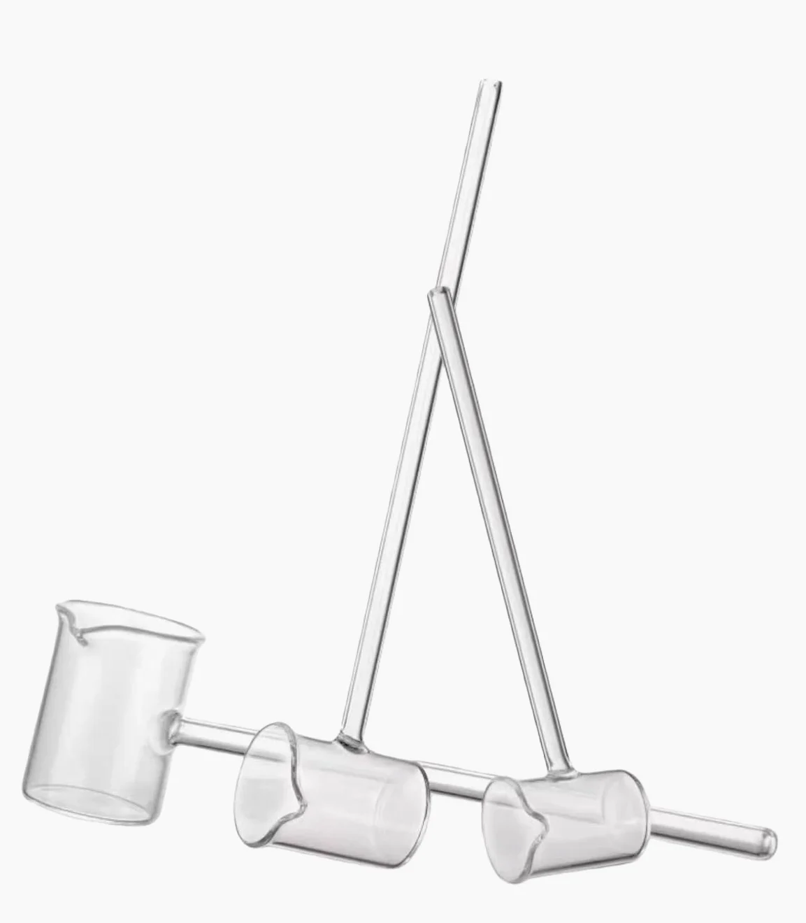 Cuchara de ácido de vidrio con alto contenido de borosilicato - Cuchara de muestreo de embudo medicinal de mango largo (5/10/15/25/50/100 ml), 1 unidad(15ml)
