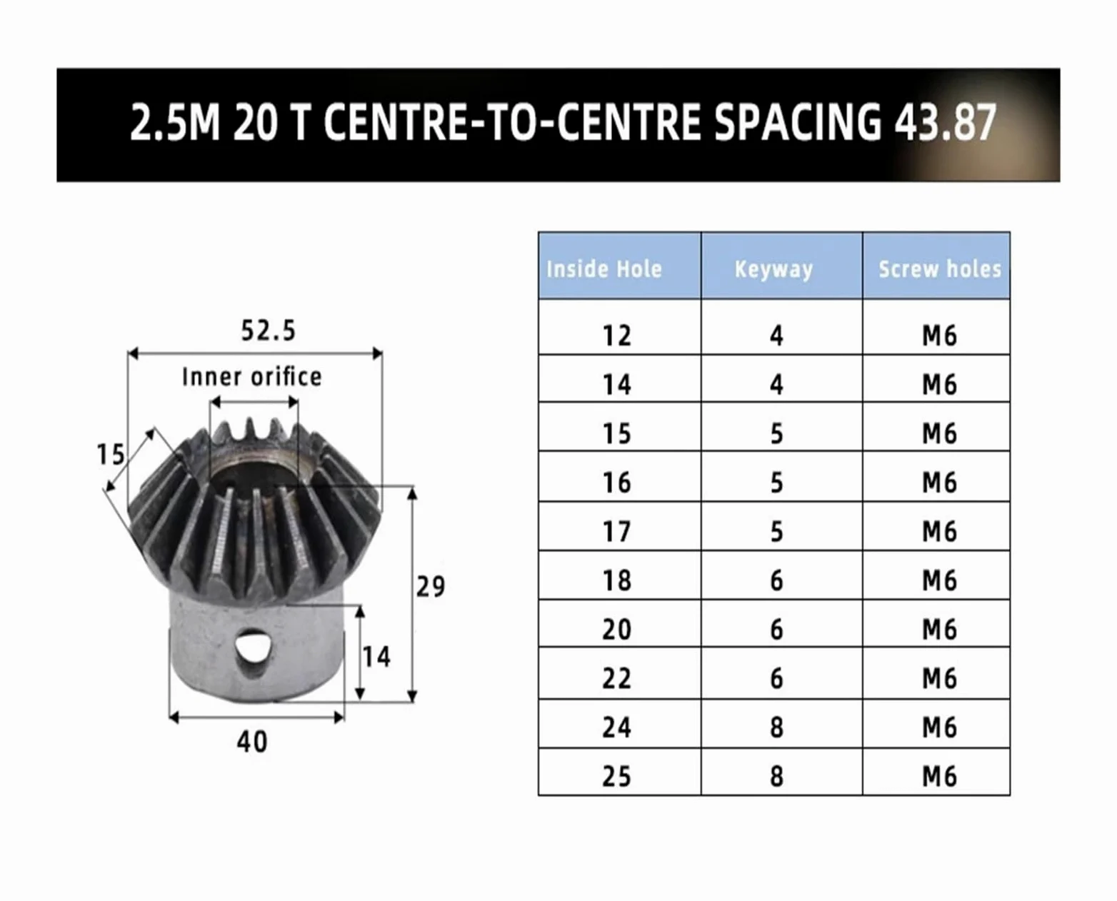 Grado De Engranaje Cónico | Engranaje cónico for transmisión CNC(20mm k6mm,6PCS 2.5M20T)