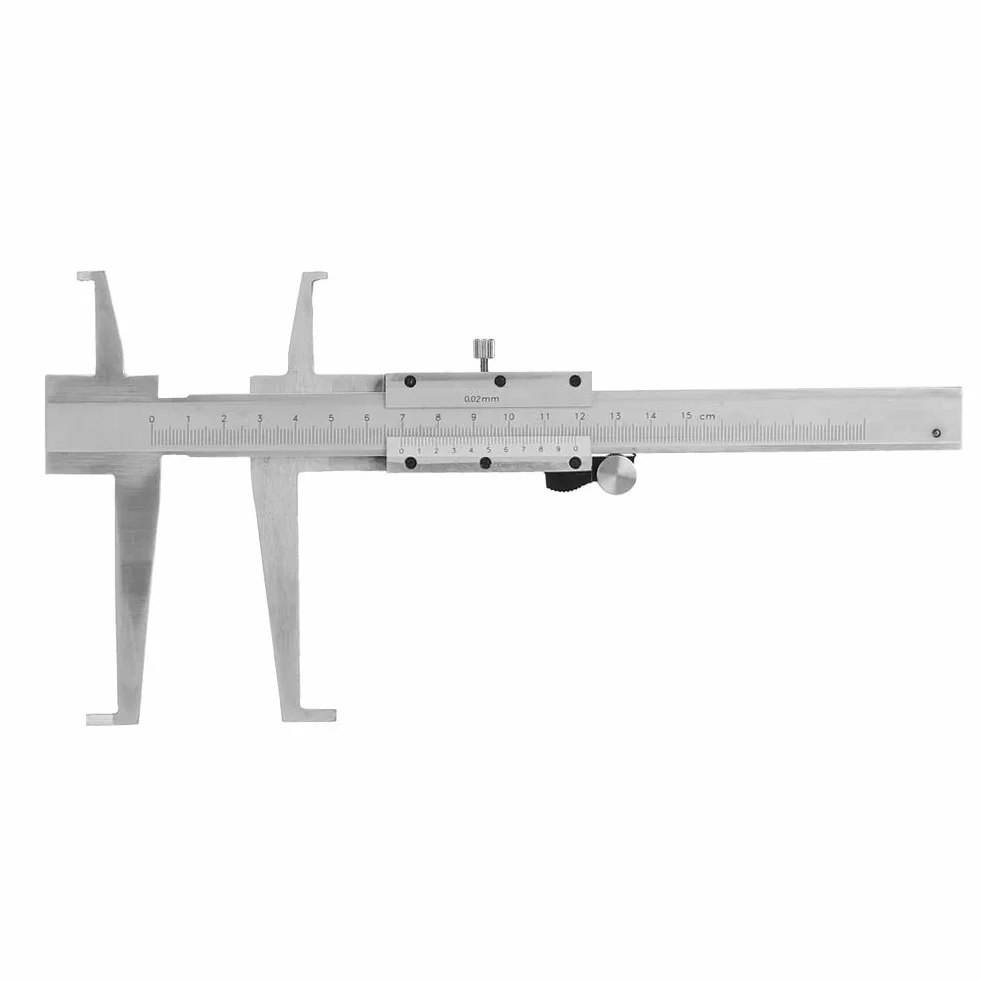 KIMISS Calibrador Vernier 9-150 Mm Acero Carbono Herramienta de Medición de Precisión