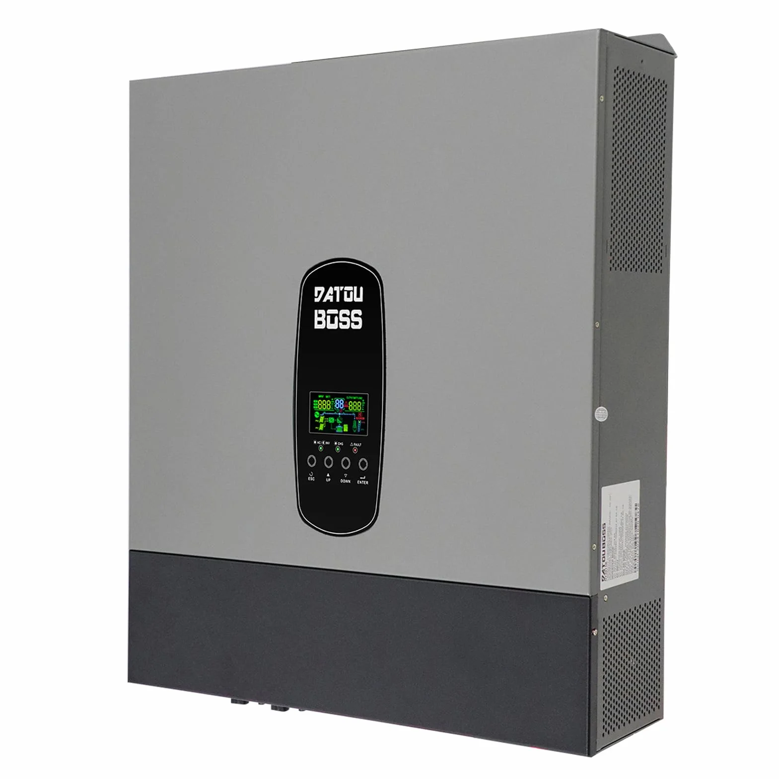 DATOUBOSS 11KW Inversor Híbrido 48V,Inversor Solar Híbrido 48V de Onda Sinusoidal Pura,Admite Funcionamiento en Paralelo y Funcionamiento Sin Batería 150A MPPT,Admite baterías de Plomo-ácido y Litio