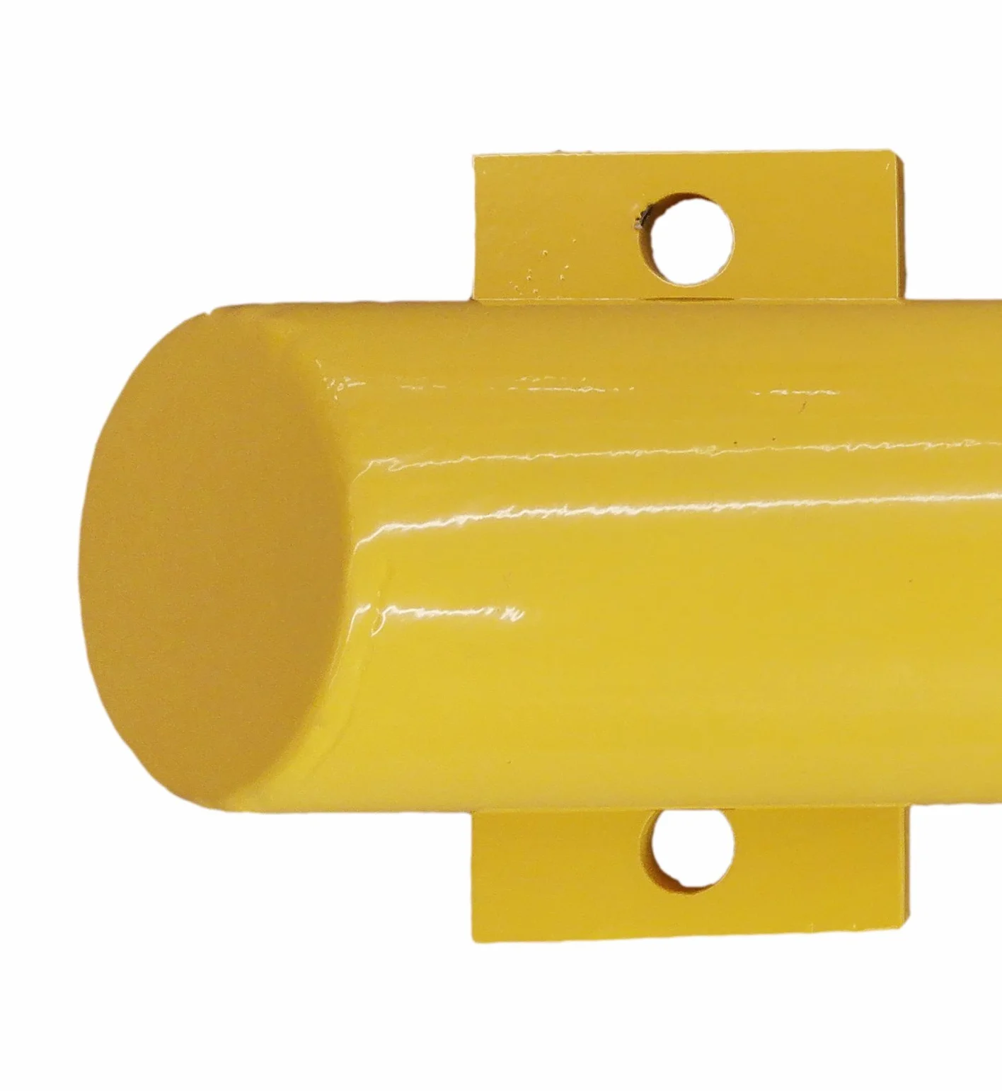 Barra parachoques 1A-Safety RSBA-ECK, en forma de ángulo, diámetro 76 mm, acero de calidad, largo x ancho: 638 mm x 638 mm, amarillo / negro
