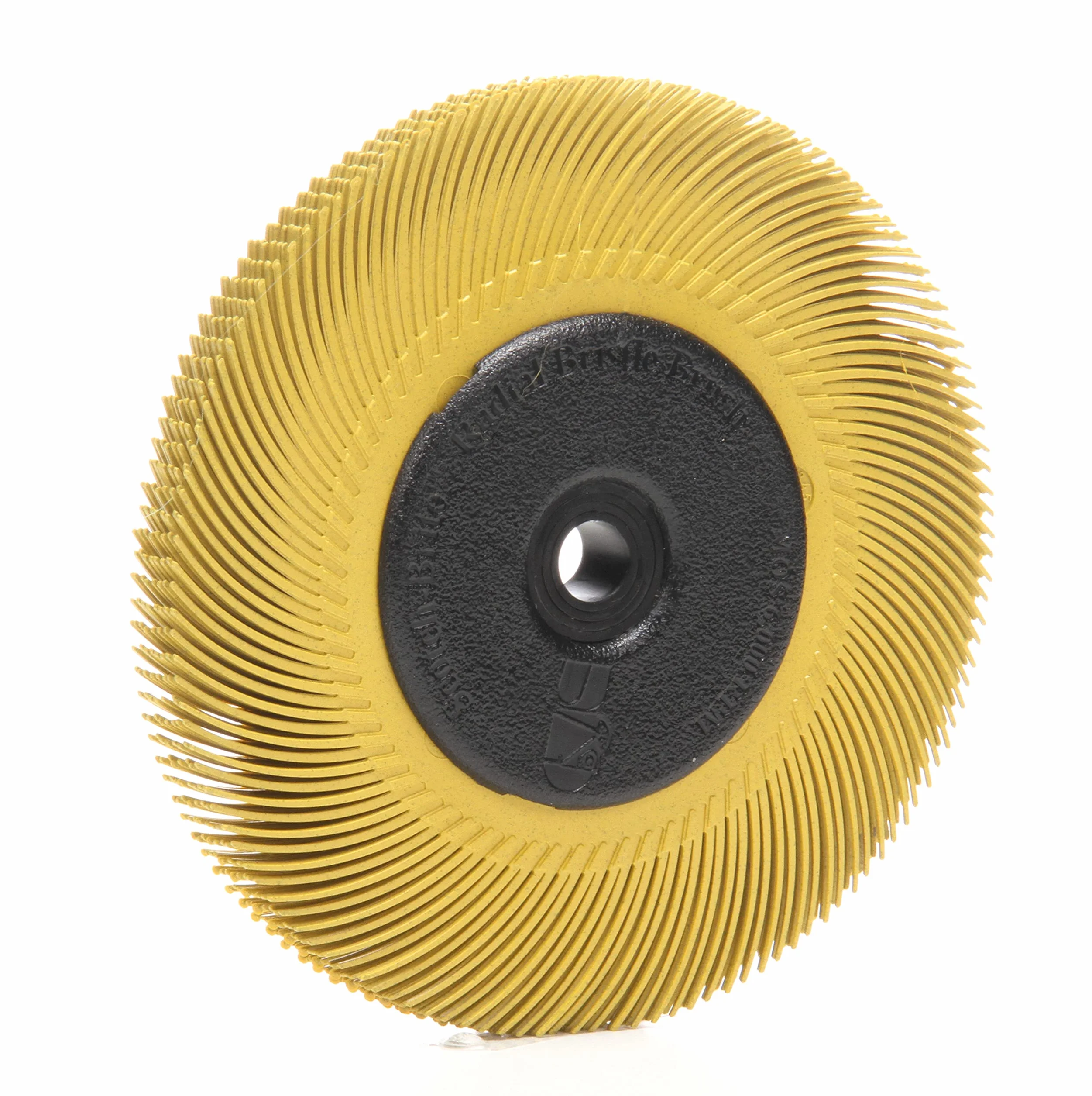 Scotch-Brite Radial (TM) cepillo de cerdas, óxido de aluminio, 6000 RPM, diámetro 6 x 7/16 de ancho, 80 (Pack de 1)