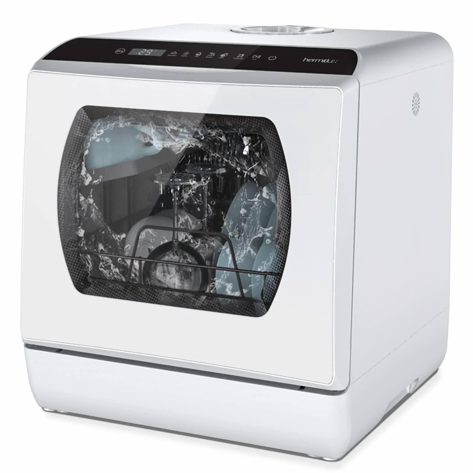 Hermitlux Lavavajillas Compacto 43 cm 4 Juegos 175 kWh/año Blanco