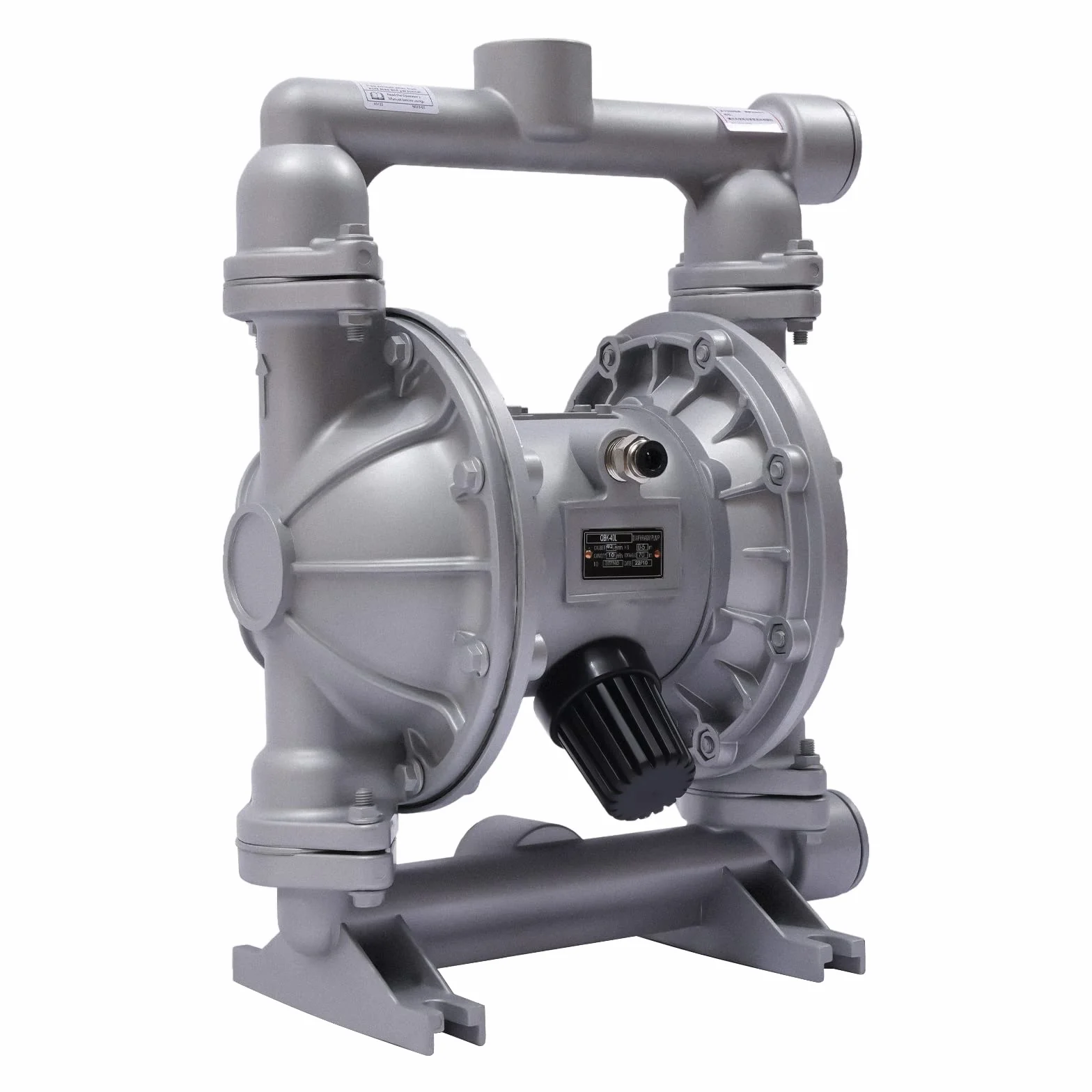 QBK-40L Aire Operado Doble Diafragma Bomba Neumática Bomba de Membrana Química,para agua y fluidos de petróleo de baja viscosidad, incluyendo diesel, queroseno, aceite de motor y algunos aceites