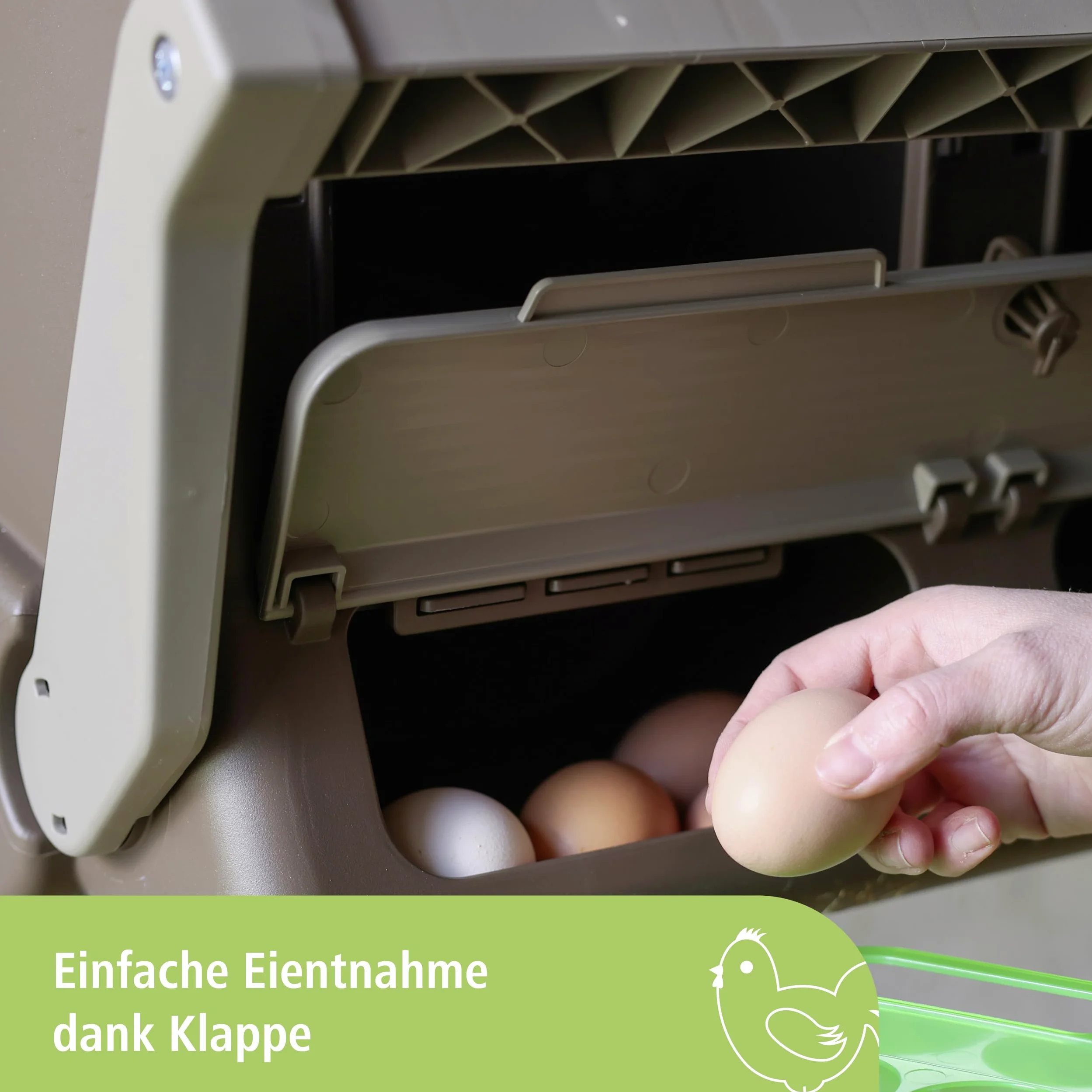 Kerbl Hobbyfarming Doble Nido de plástico Reciclado, 52 x 59 x 53 cm