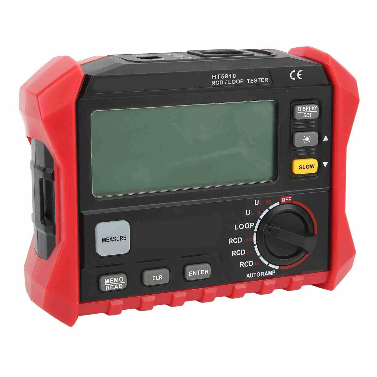 Probador de Resistencia de Aislamiento Digital HT5910 Pantalla LCD Medidor de Instrumentos Eléctricos de Rango Automático Completo Multifuncional
