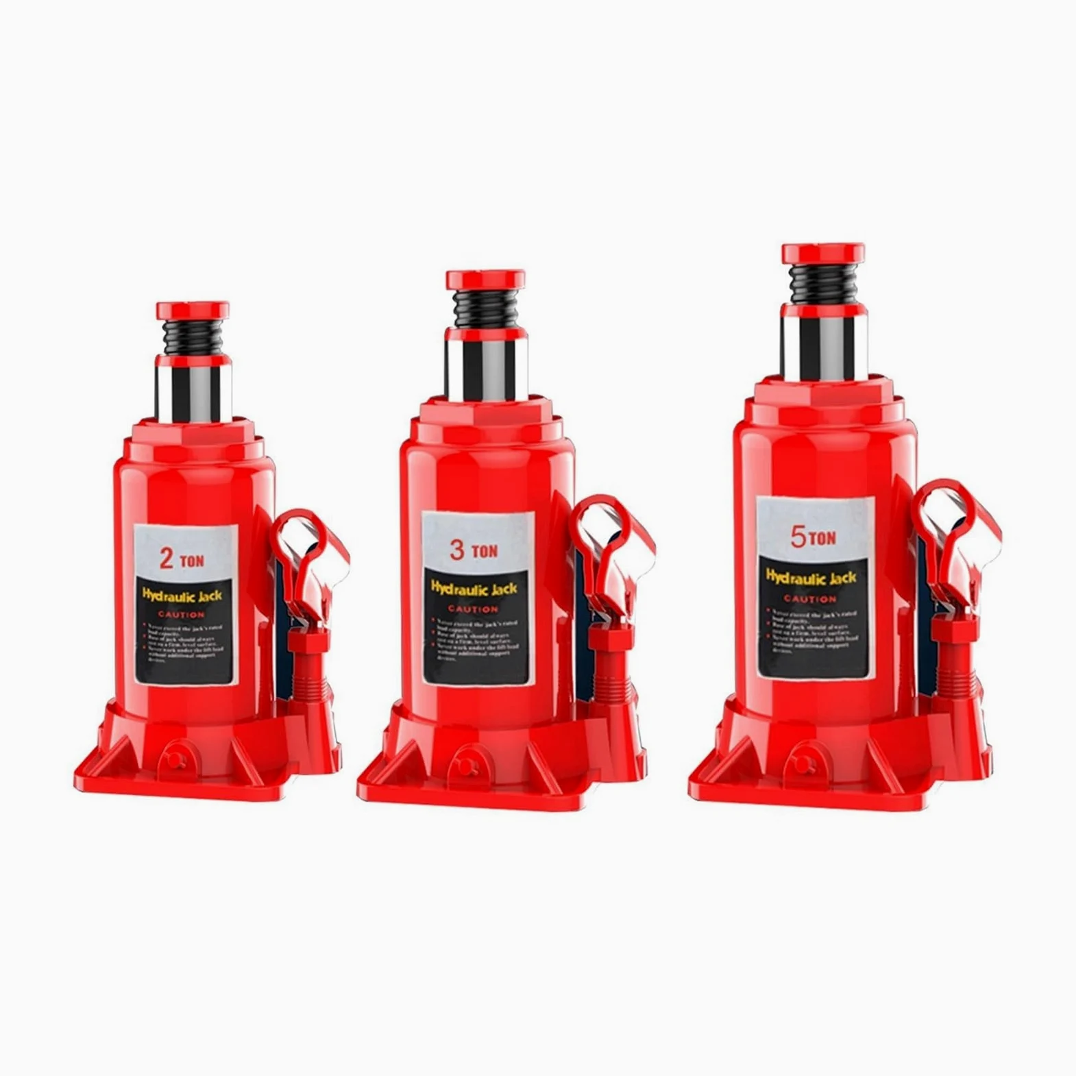 Gato automotriz portátil, Gato pequeño, Gato hidráulico de manivela for Botella de elevación, for Furgoneta, Barco, camión y Coche(2T)