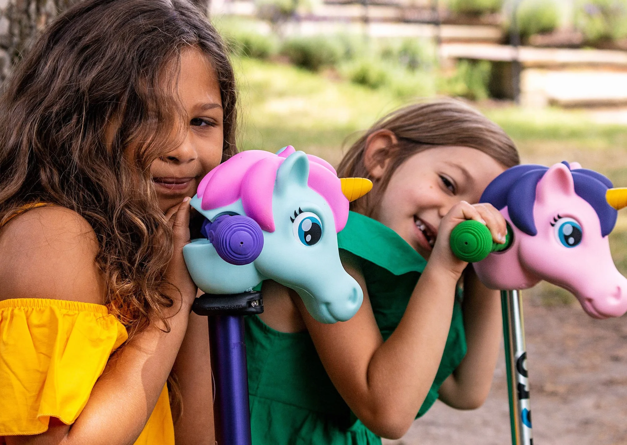 Scootaheadz Cabeza de Unicornio para Patinete Infantil Rosa y Morado