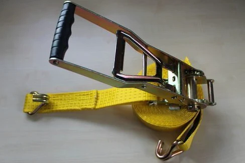 8 correas de amarre con trinquete de palanca larga Ergo, 2500/5000 daN, 5T, 8 m