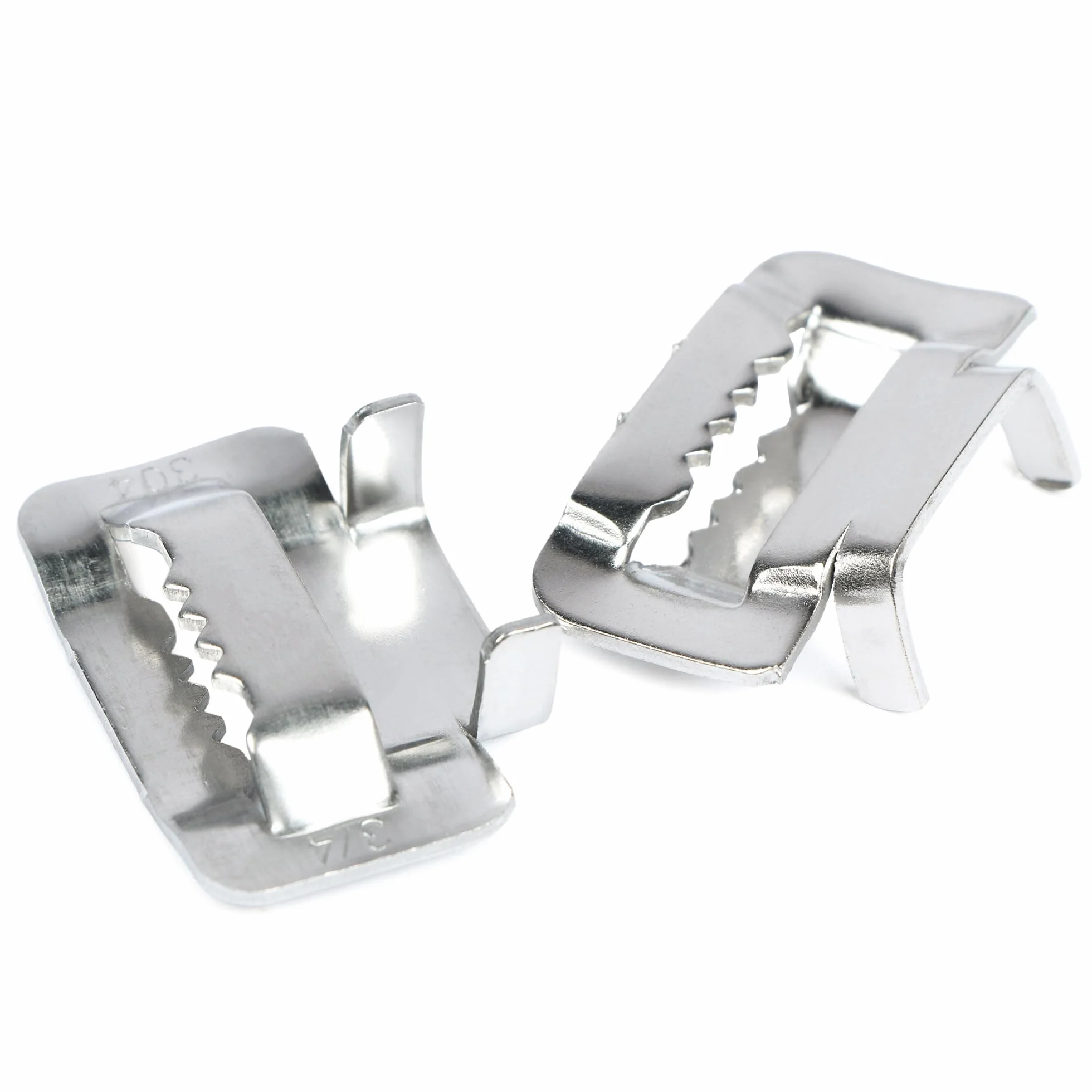 U.S. Solid Juego de flejes de acero inoxidable 304 – Cinta de paleta profesional con banda de acero inoxidable de 19 mm x 30 m, 100 clips de seguridad y martillo para asegurar la carga estable
