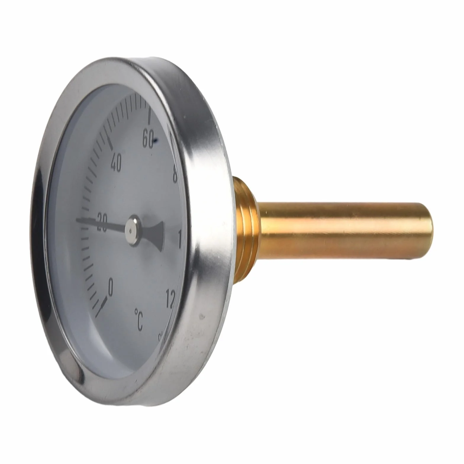 Medidor de diámetro 63 mm termómetro DIAL 0-120 °C para tanque aceite calefacción tubería agua caliente