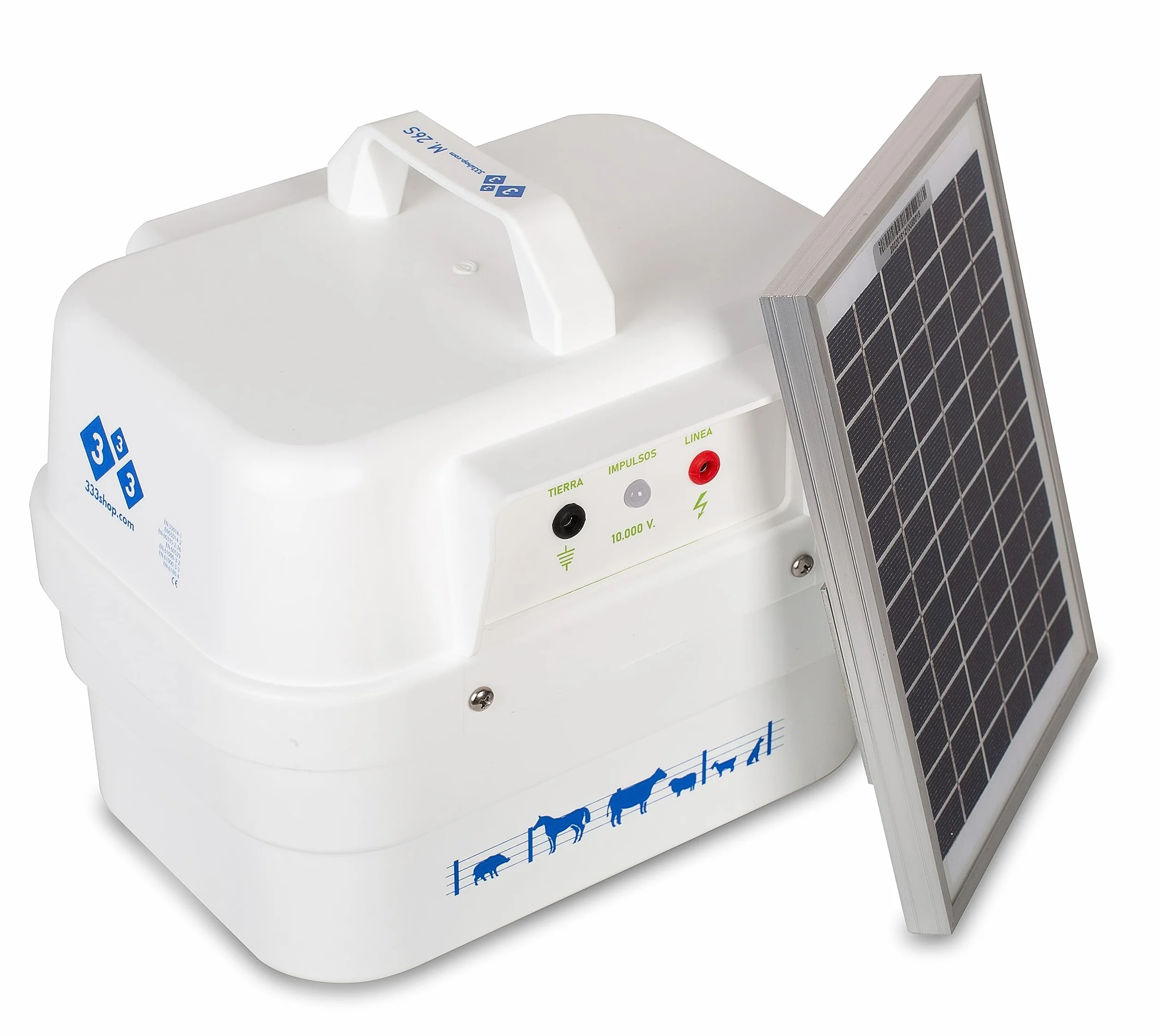 Pastor eléctrico Solar 333 M26S equino bovino porcino mascotas