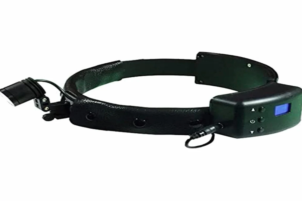 GIMA Casco LED de 38 Kl, con tecnología LED, con luz blanca y homogenea, para todas las aplicaciones quirúrgicas y dentales