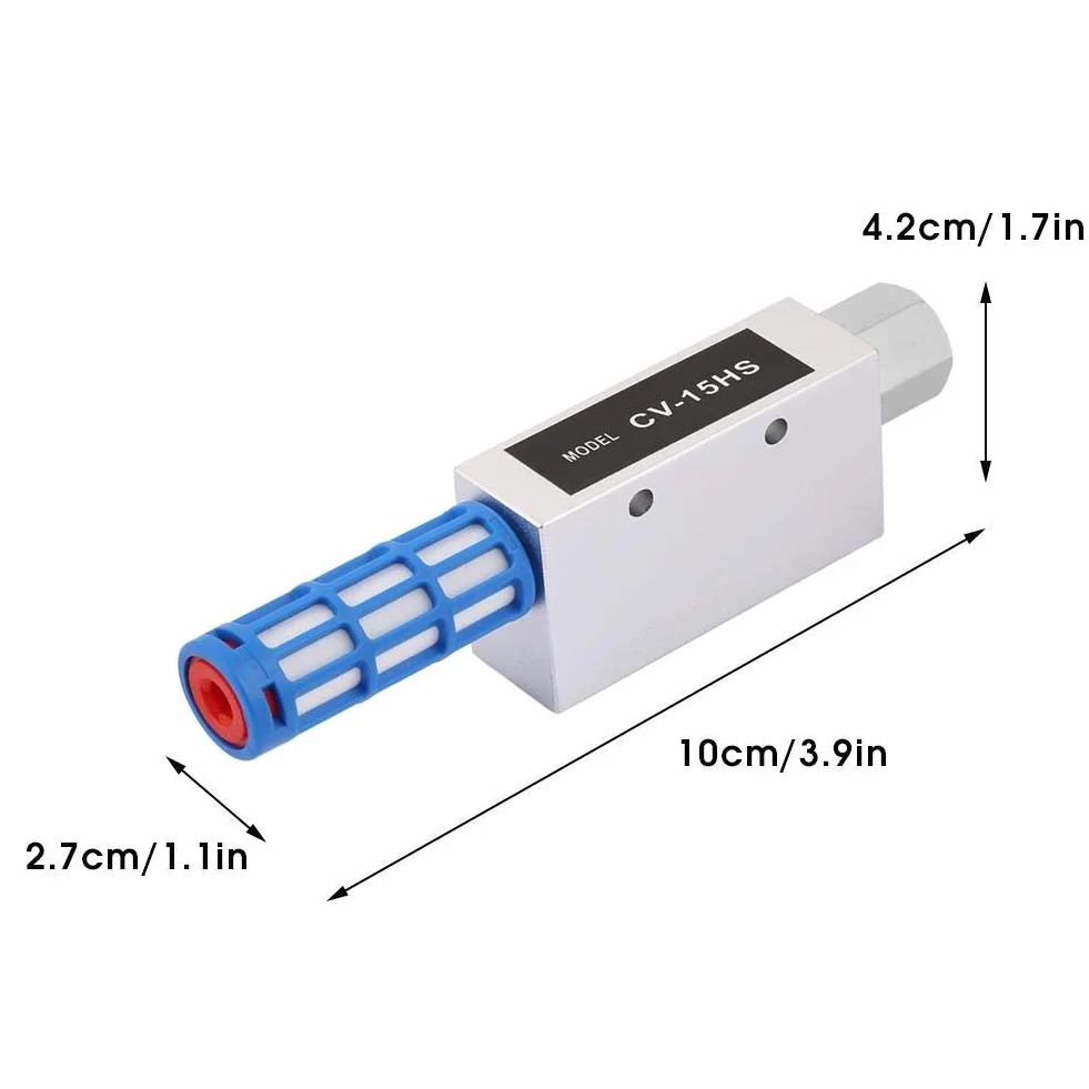 Generador de vacío CV-15HS Eyector de Aire neumático con silenciador