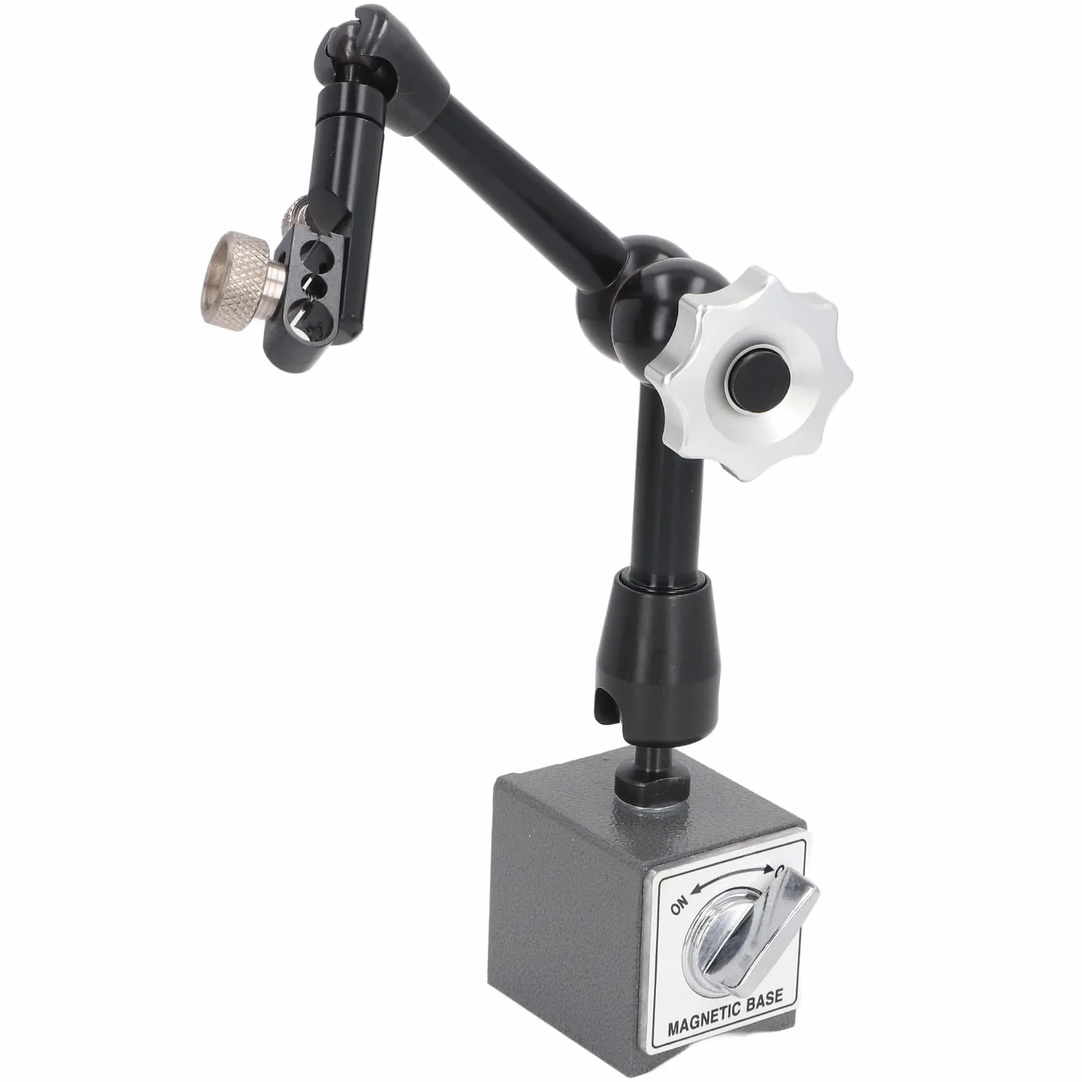 Soporte de base magnética universal Brazo flexible de alta resistencia ajustable Soporte de permanente para mecanizar piezas de trabajo Calibración de equipos de medición