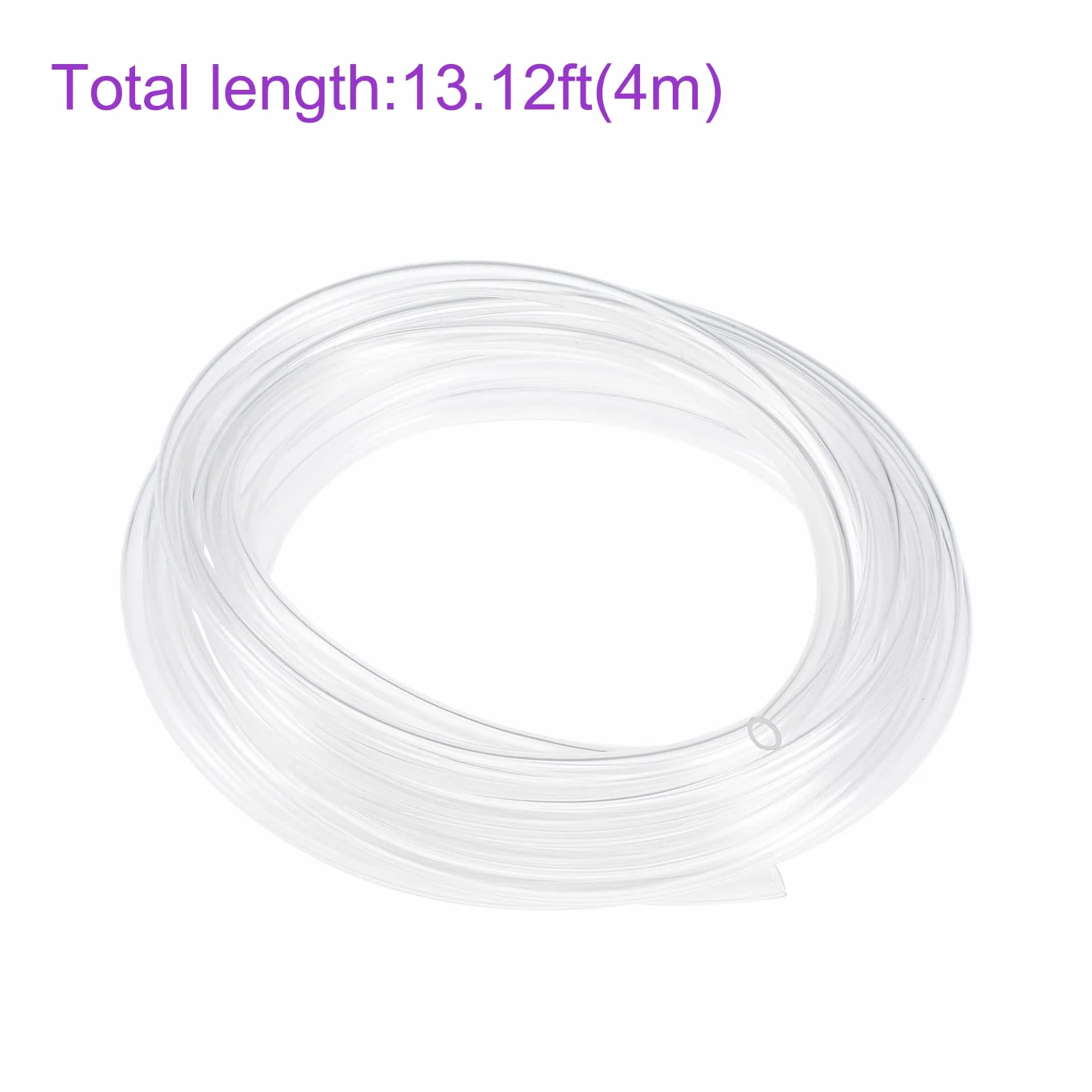DMiotech 5mm Interior 7mm Exterior PVC Tubo Vinilo Flexible Transparente Manguera 4m