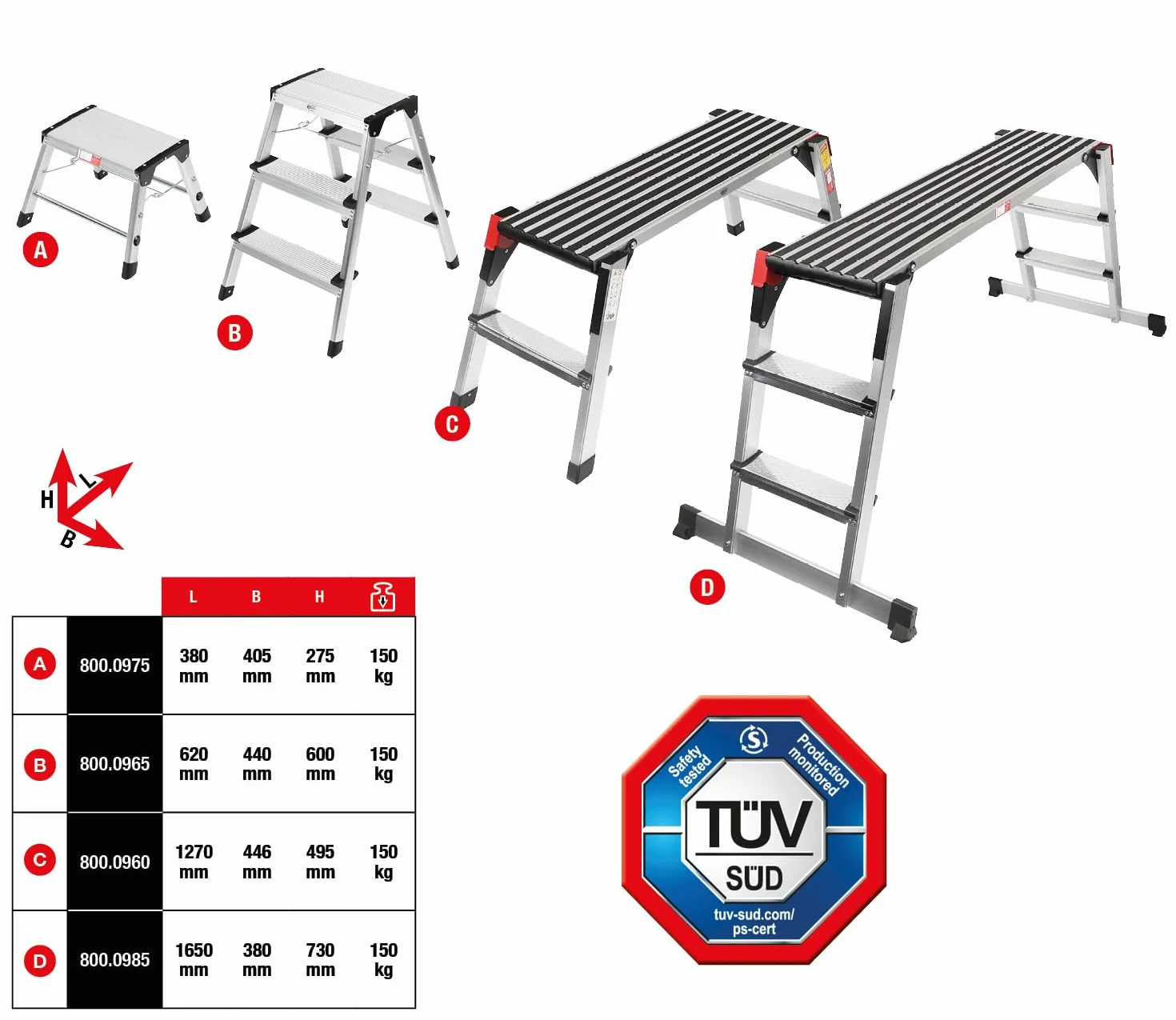 KS TOOLS Arbeitsplattform 800.0985
