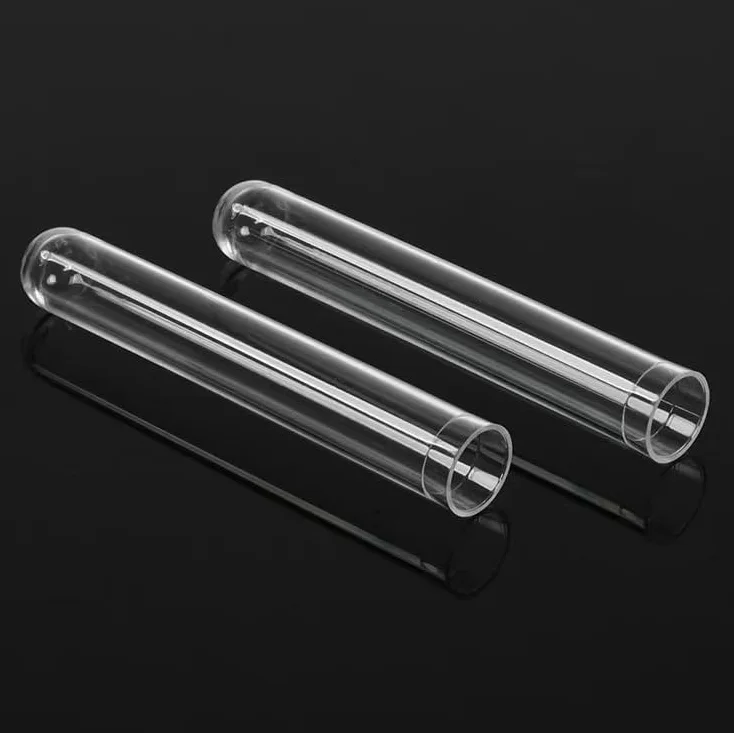 Paquete de 100 tubos de ensayo de vidrio con fondo en forma de U de 15x100 mm - Laboratorio, capacidad de 12 ml