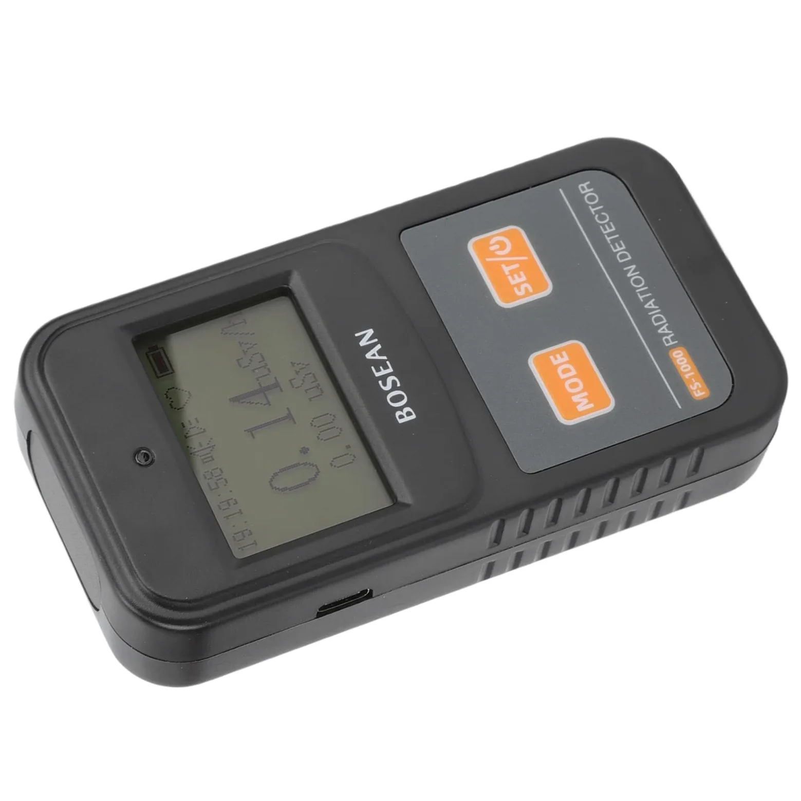 Asixxsix Detector de Radiación de Contador Geiger, Detector de Radiación Nuclear Portátil de Mano con Compensación de Energía, Dosímetro con Pantalla LCD, Umbral de Alarma Ajustable para Laboratorios