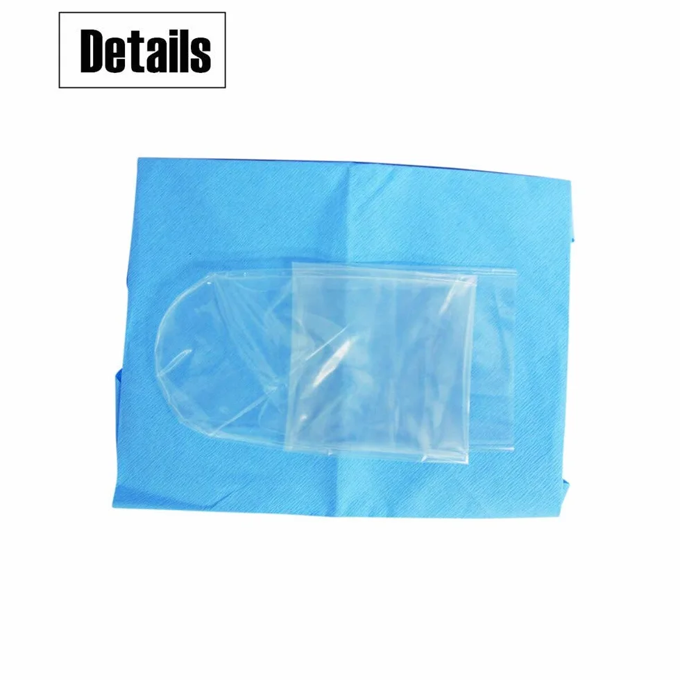 Cubierta de sonda de ultrasonido, transparente estéril desechable sin látex, embalaje individual, 50 piezas (6 x 12 pulgadas)