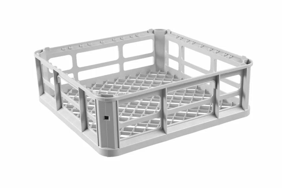 HENDI Lavavajillas industrial, para cestas 40x40cm, con control electromecánico, máquina lavaplatos lavavasos lavacopas, 230V, 2800W, 470x510x(H)710mm, acero inoxidable