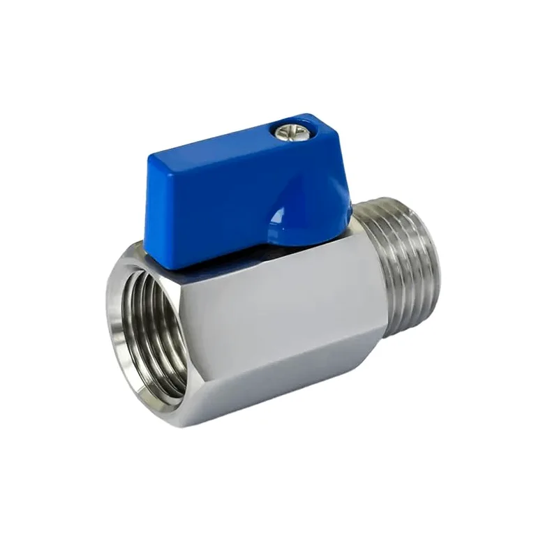 Adaptador para Grifo de depósito de Agua Conector Adaptador de válvula de Bola de Drenaje de Acero Inoxidable 304, Hilo Macho Hembra(Black Male,BSP1)