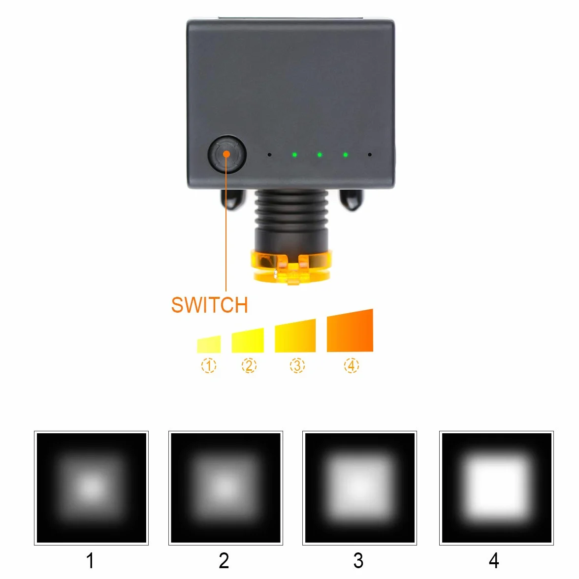 NSKI Faro dental inalámbrico 3W LED con filtro de plástico para lupas