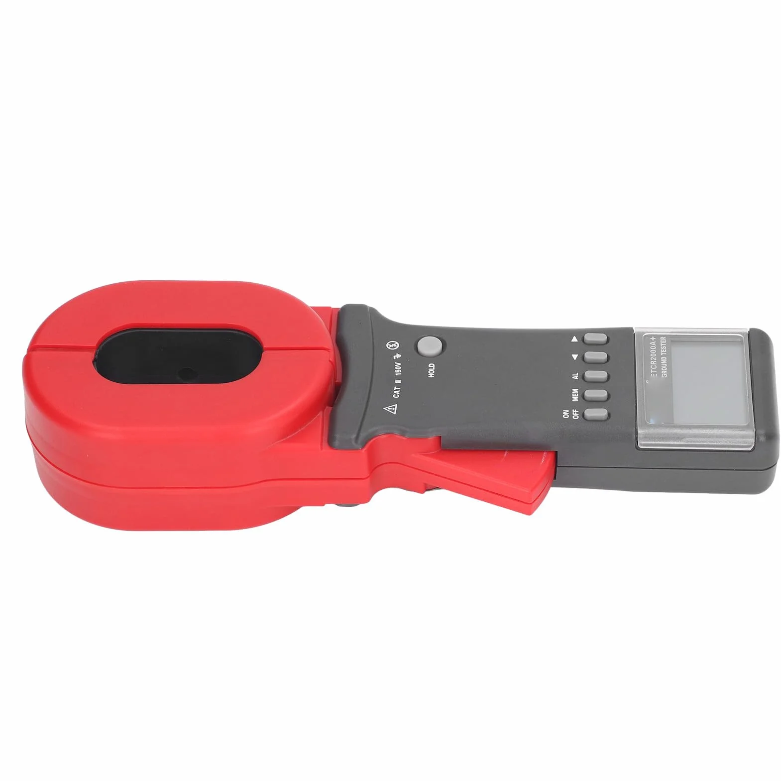 Probador de resistencia de sujeción + con rango 0.01-1200 Ω, medidor de tierra digital de alta precisión para telecomunicaciones, energía, gasolinera