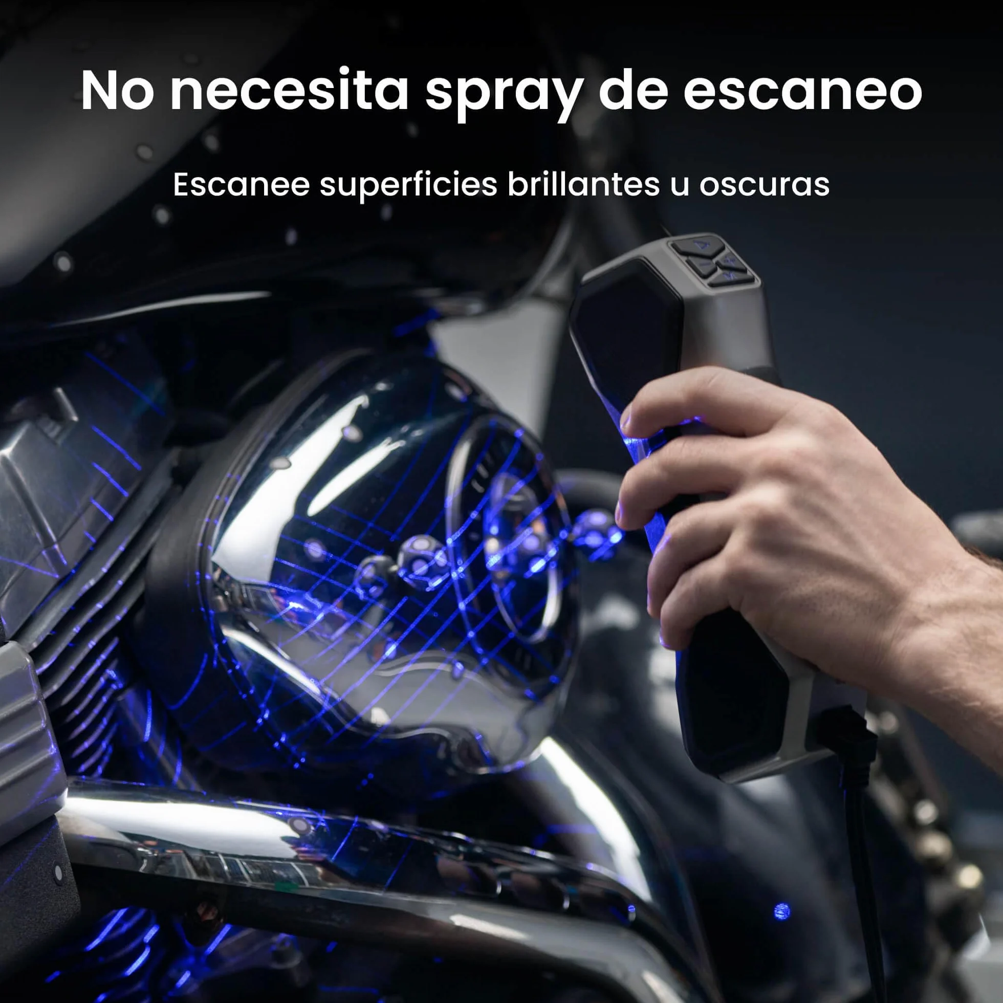 Revopoint MetroX Pro Escáner 3D para impresión 3D, precisión industrial 0,01 mm, 4 modos de escaneo, pantalla compartida interactiva, a todo color, para ingeniería inversa y modelado digital, ESTÁNDAR