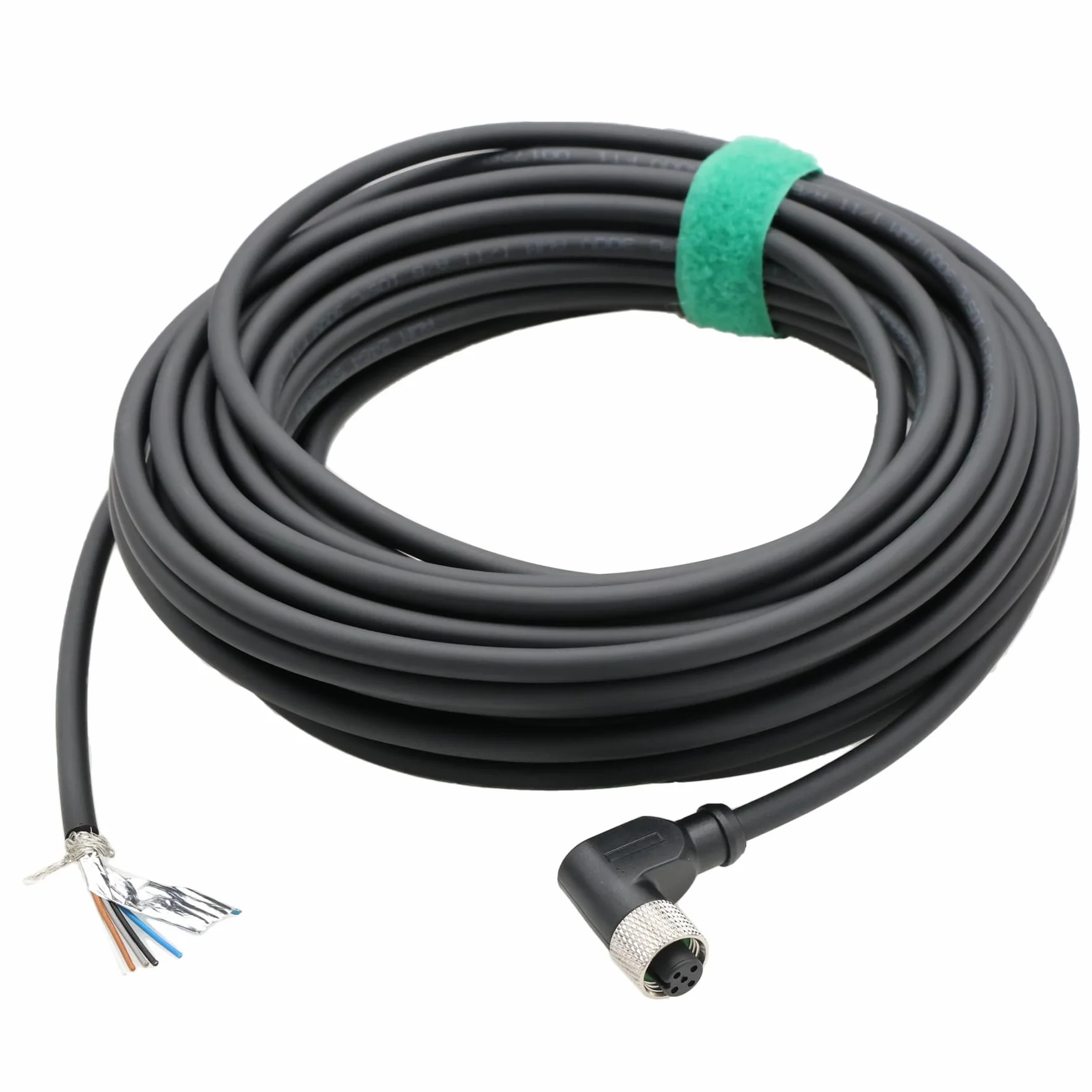 HangTon Cable M12 A codificado 5 pines hembra a cable desnudo 2M sensor actuador